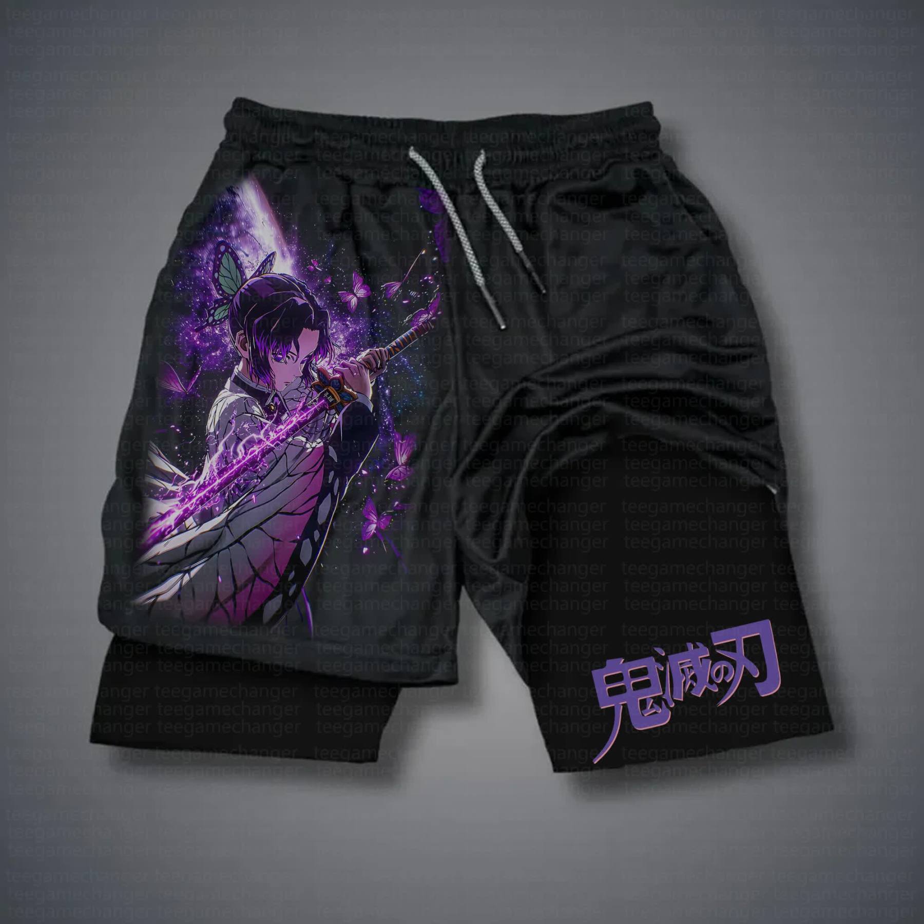 Unisex Casual Anime Streetwear Shorts 丨Demon Slayer X Pokémon