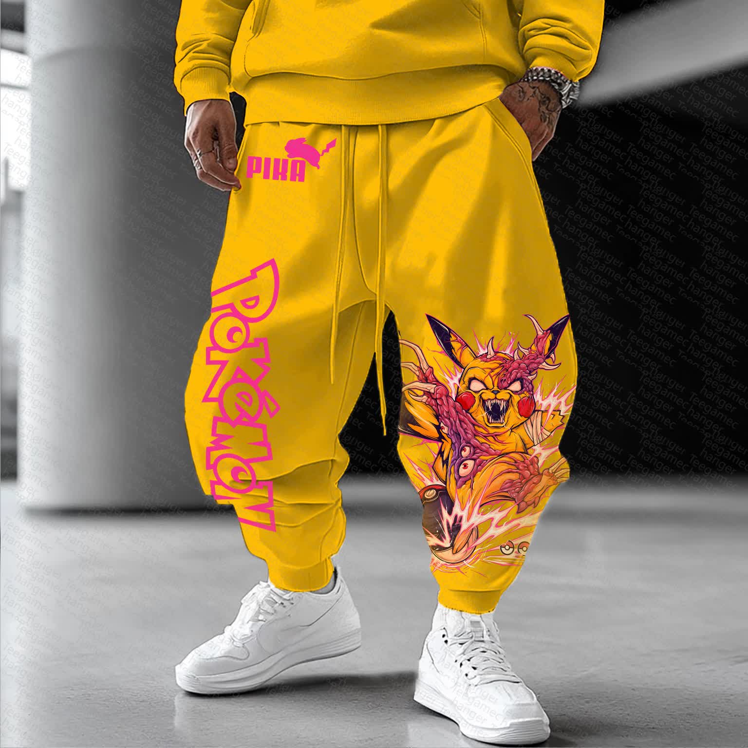 Unisex  “Pokémon” Casual Anime Streetwear Pants