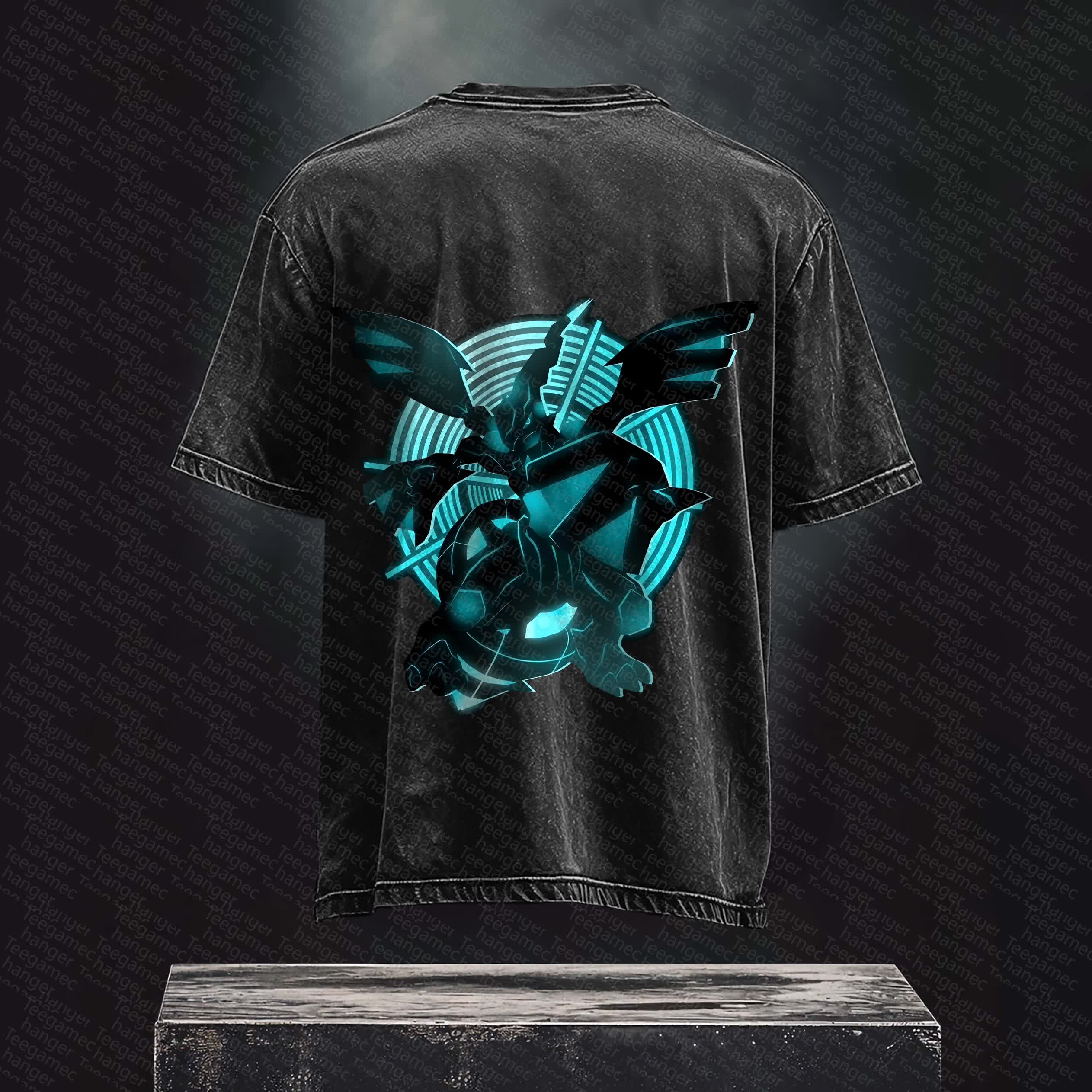 Unisex Anime Inspired Vintage Washed T-Shirt丨 Pokémon