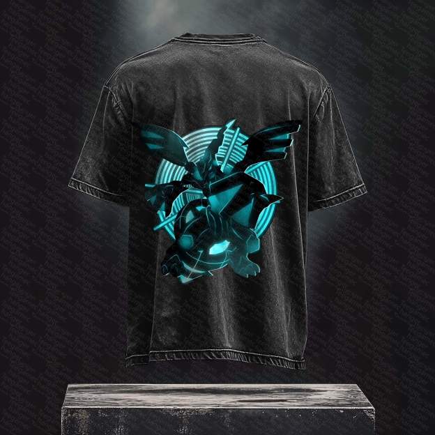 Unisex Anime Inspired Vintage Washed T-Shirt丨 Pokémon