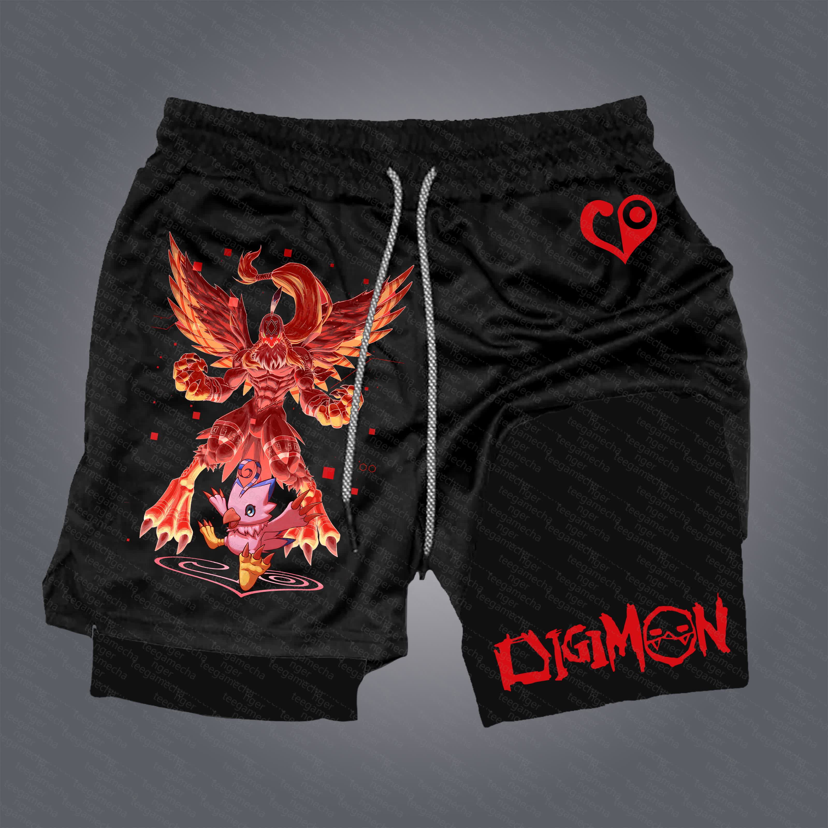 Unisex  “Digimon” Casual Anime Streetwear Shorts