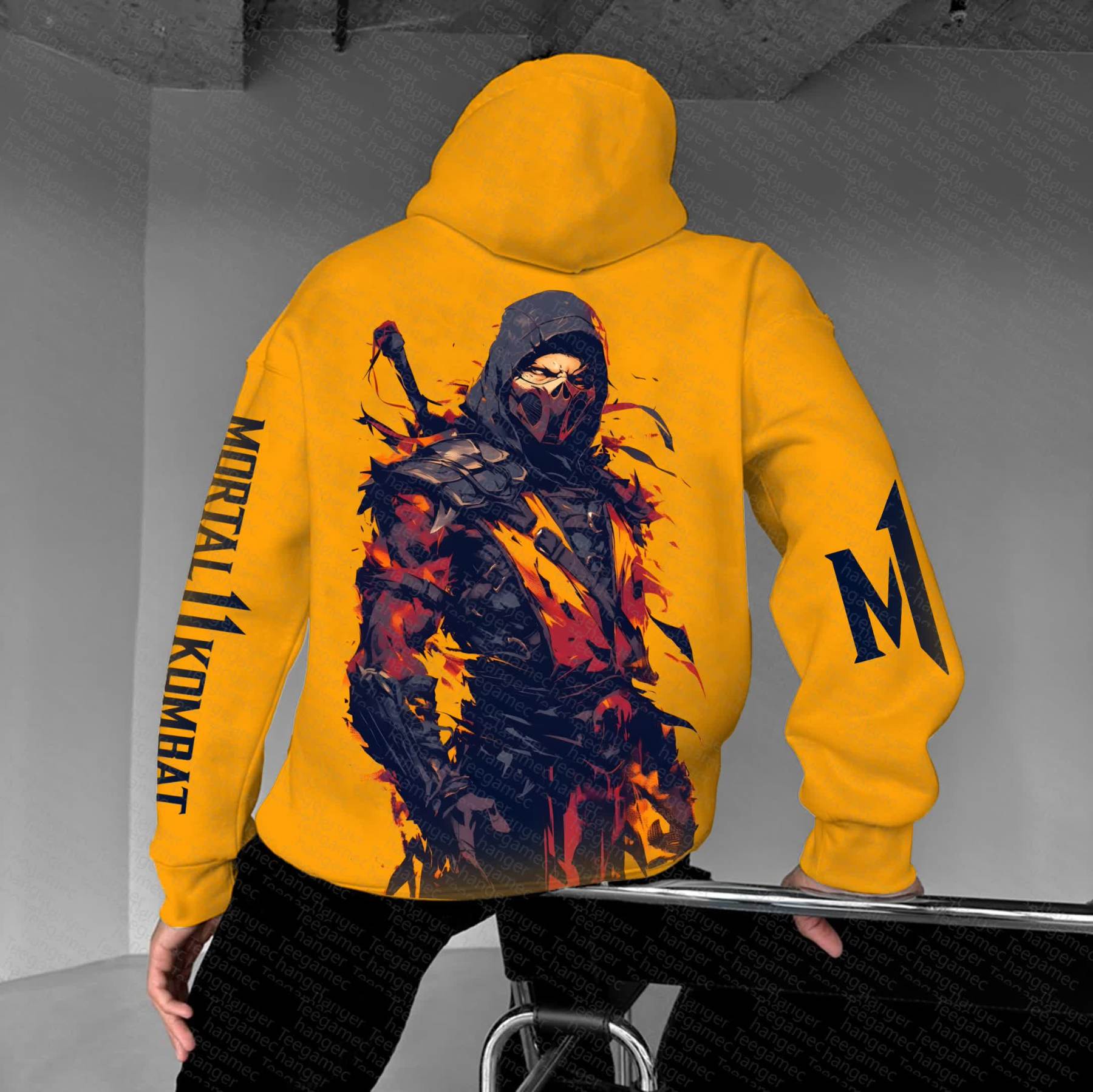 Unisex “Mortal Kombat” Anime Graphic Streetwear Vintage Hoodie