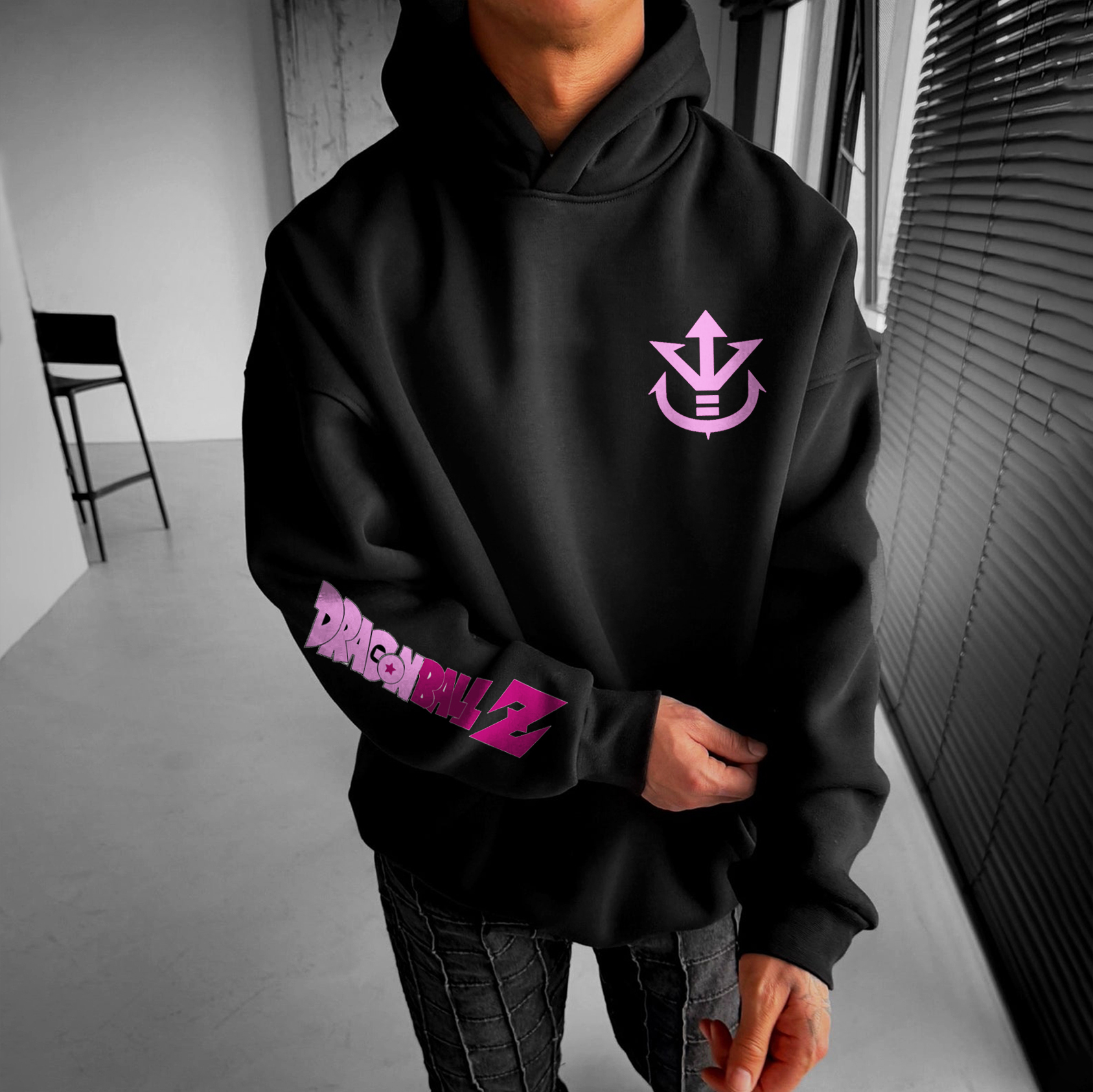 Unisex Anime Lover Print Oversized Hoodie-Teegamechanger