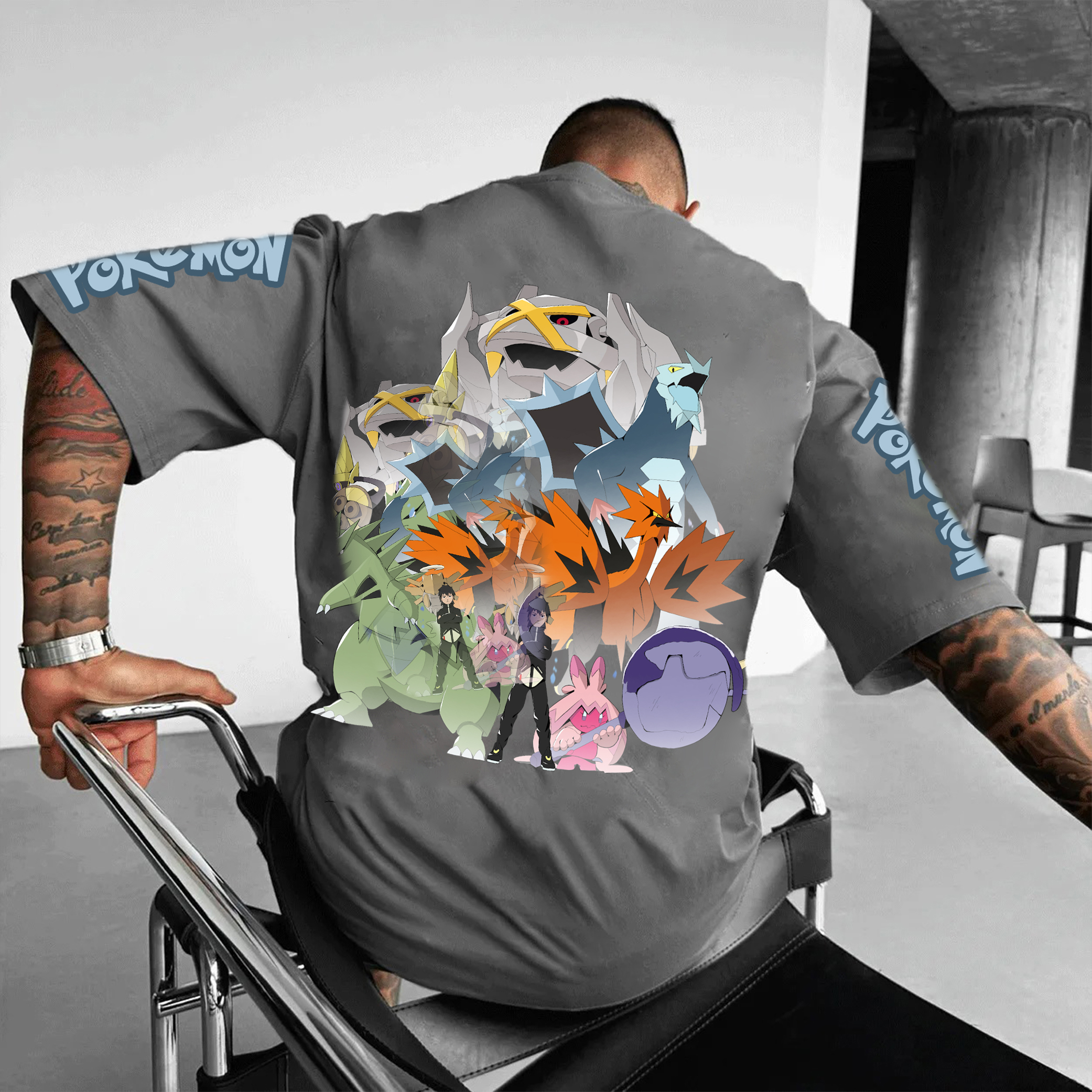 Unisex  "Pokémon" Anime Inspired Vintage T-Shirt