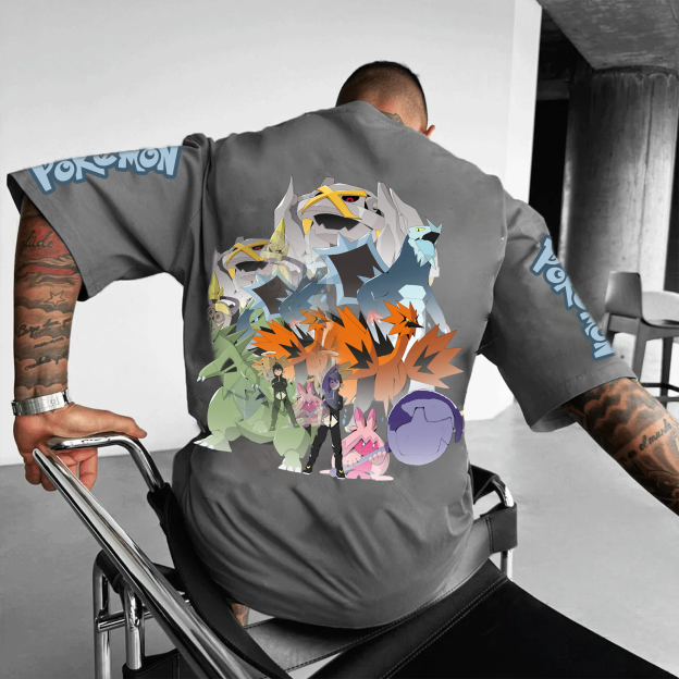 Unisex  "Pokémon" Anime Inspired Vintage T-Shirt