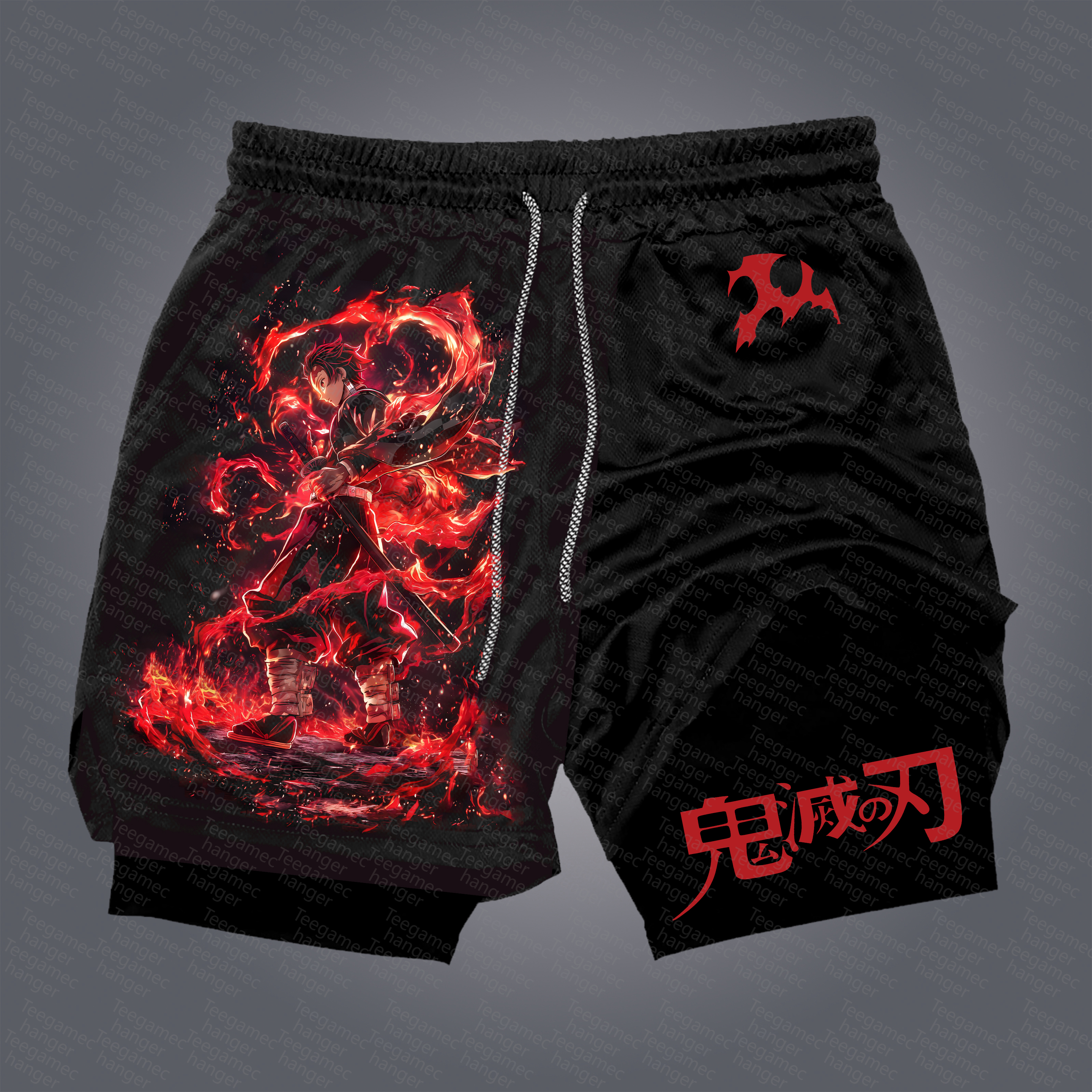 Unisex  Casual Anime Streetwear Shorts