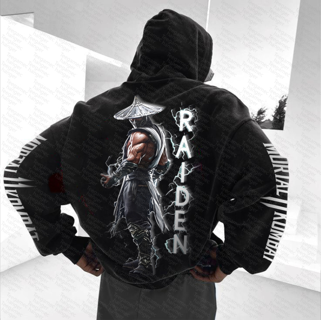 Unisex “MK”  Graphic Streetwear Vintage Hoodie