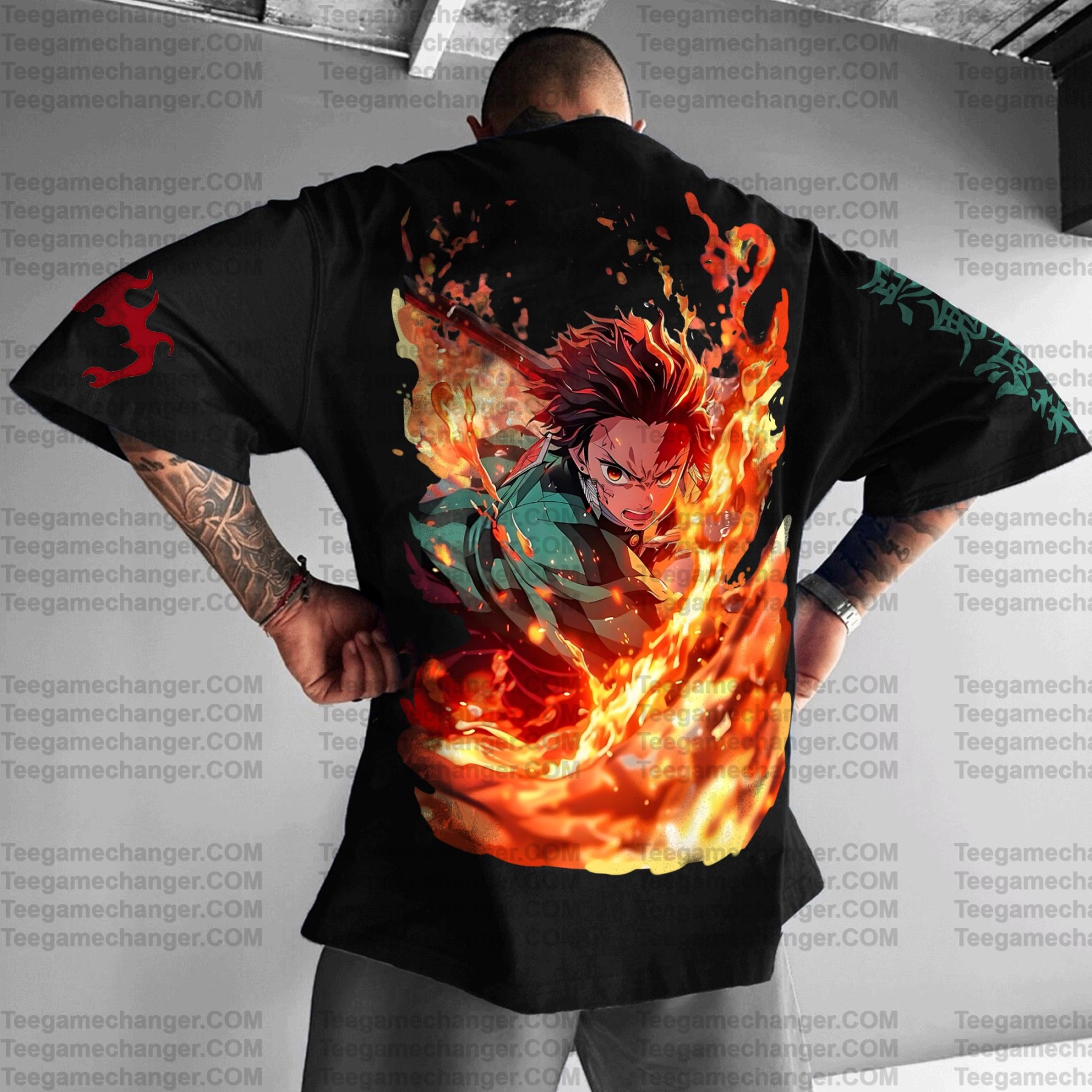 Unisex Anime Inspired Vintage T-Shirt | Demon slayer