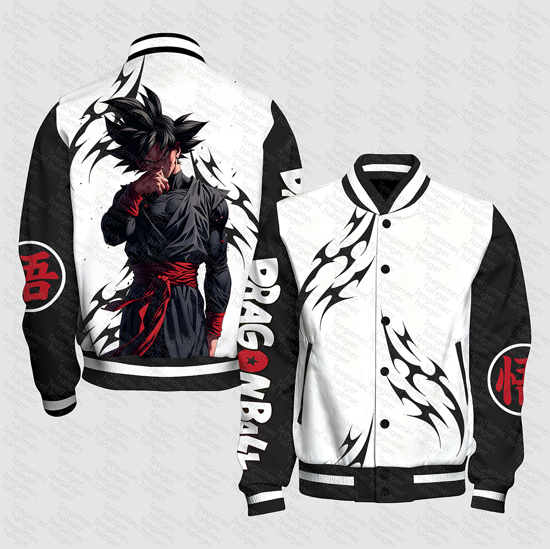 Unisex Vintage Anime Graphic Jacket