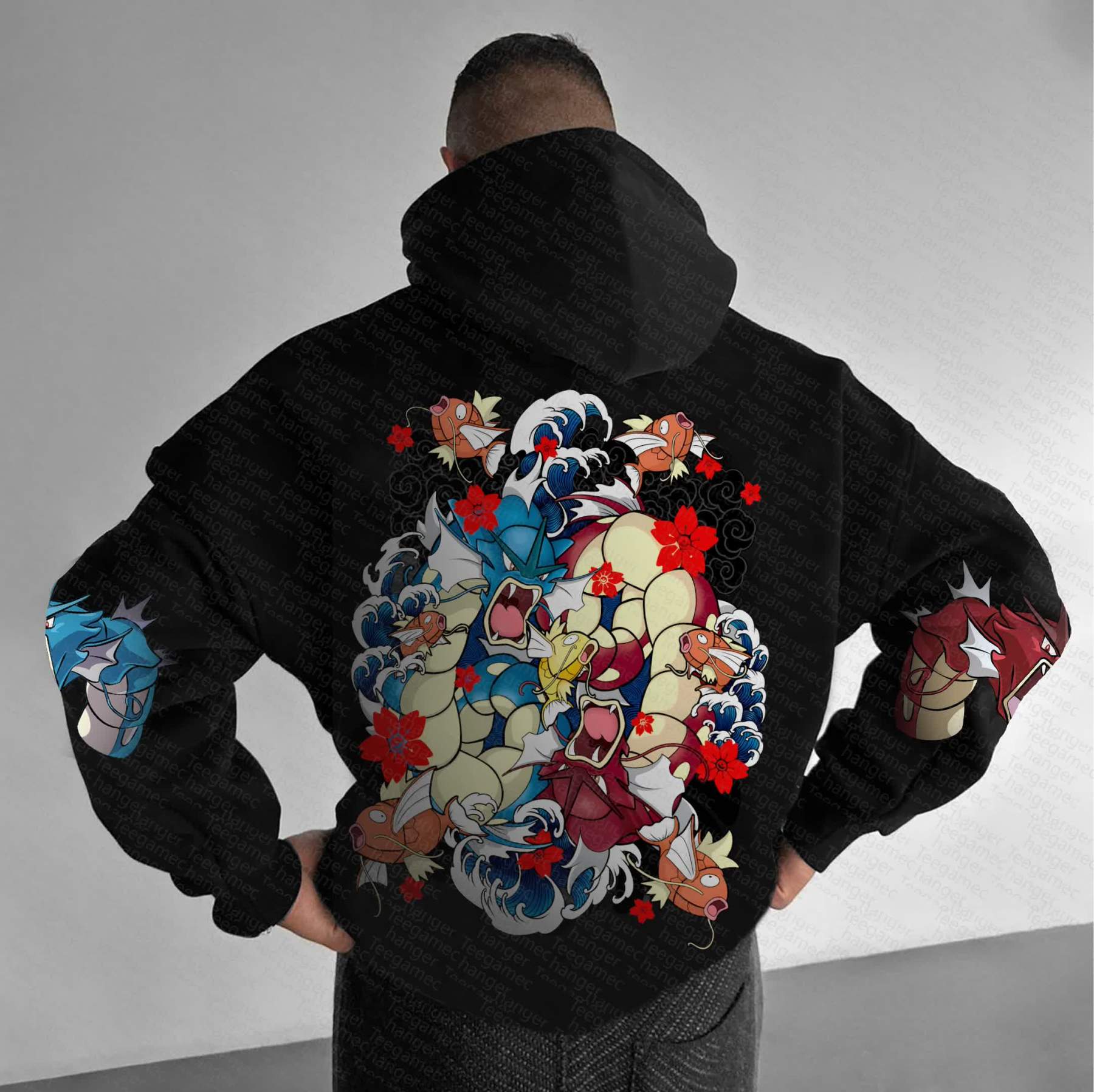 Unisex “Pokémon” Anime Graphic Streetwear Vintage Hoodie