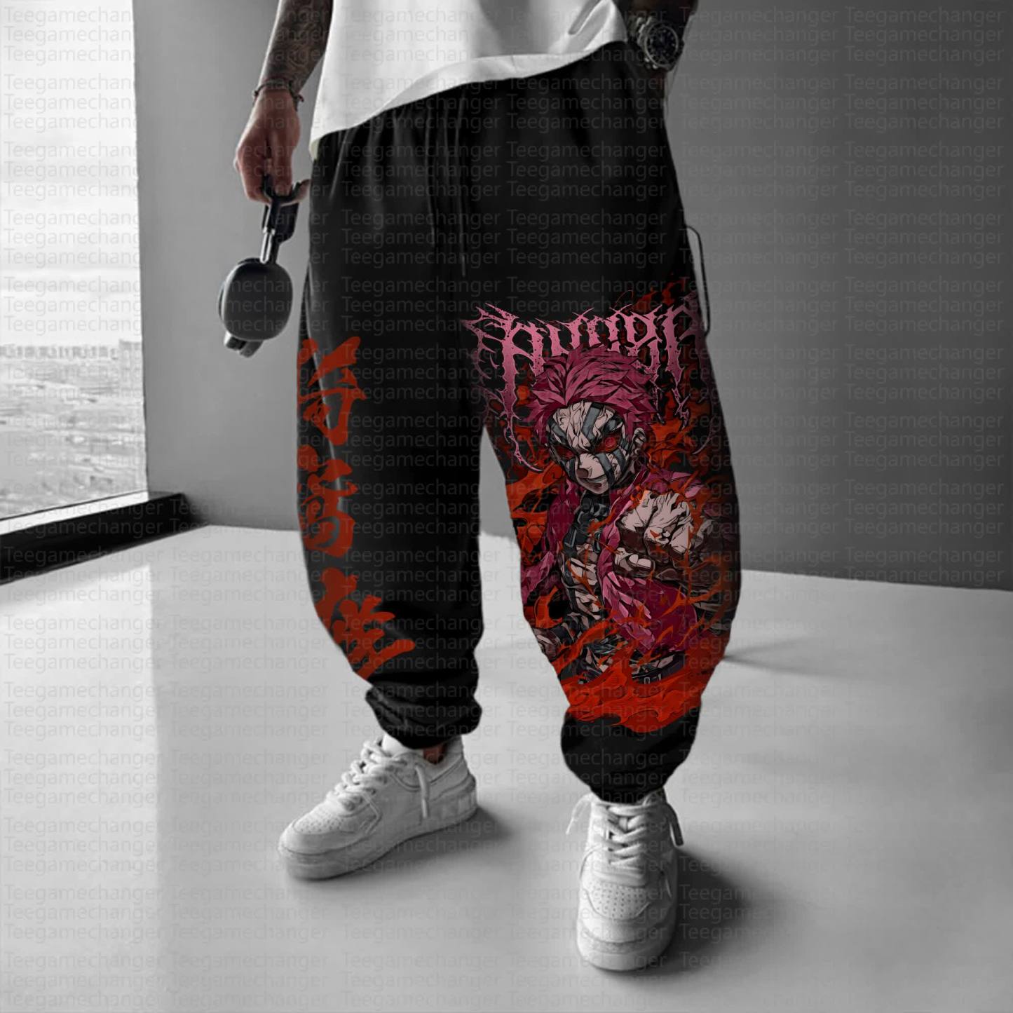 Unisex Anime Inspired Vintage Pants丨Demon Slayer X Pokémon