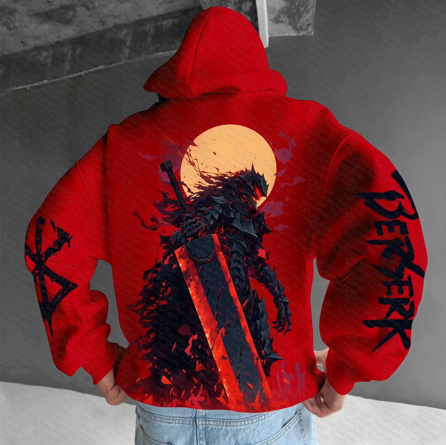 Unisex “Berserk” Anime Graphic Streetwear Vintage Hoodie