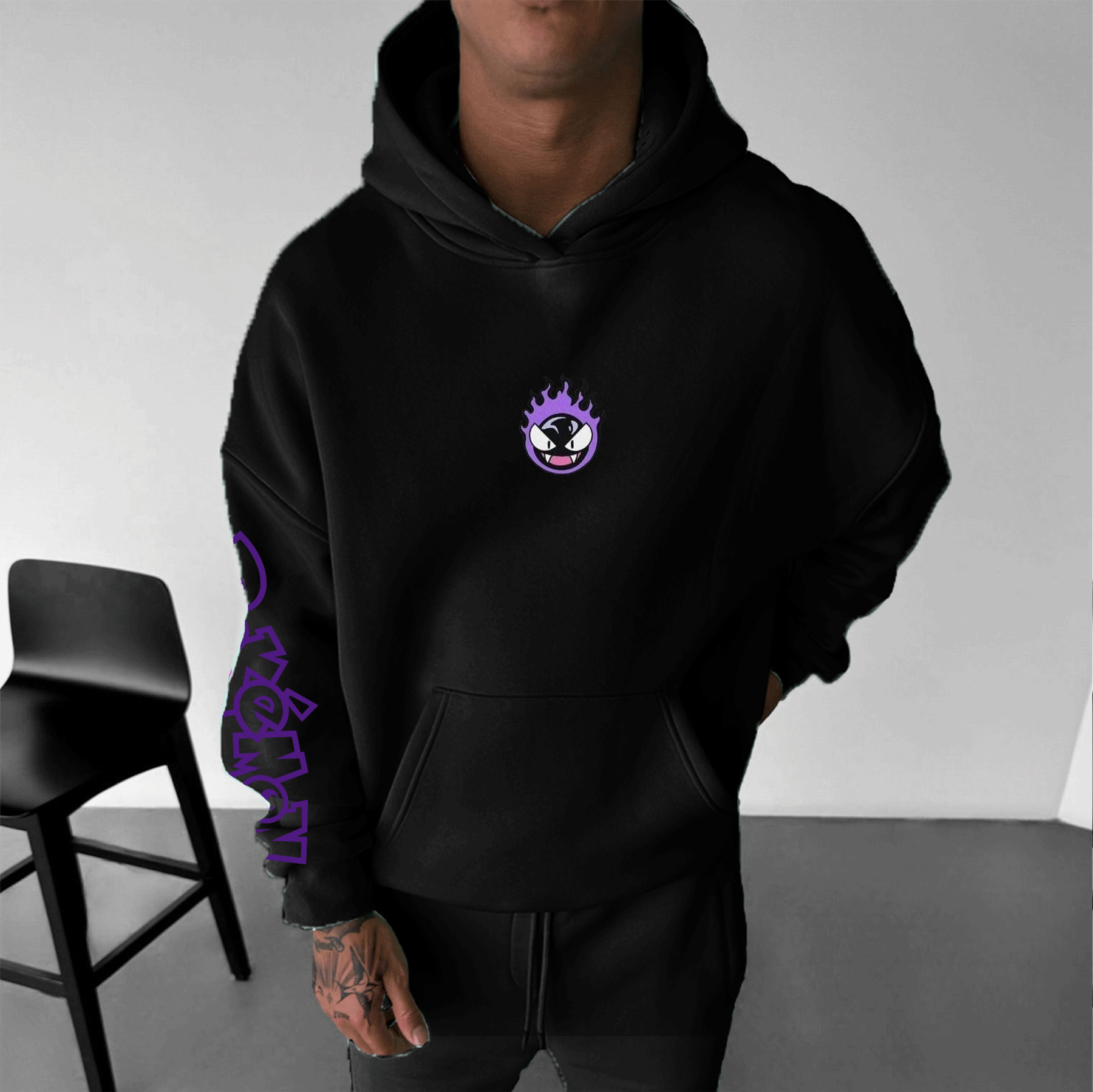 Unisex Anime Graphic Streetwear Vintage Hoodie