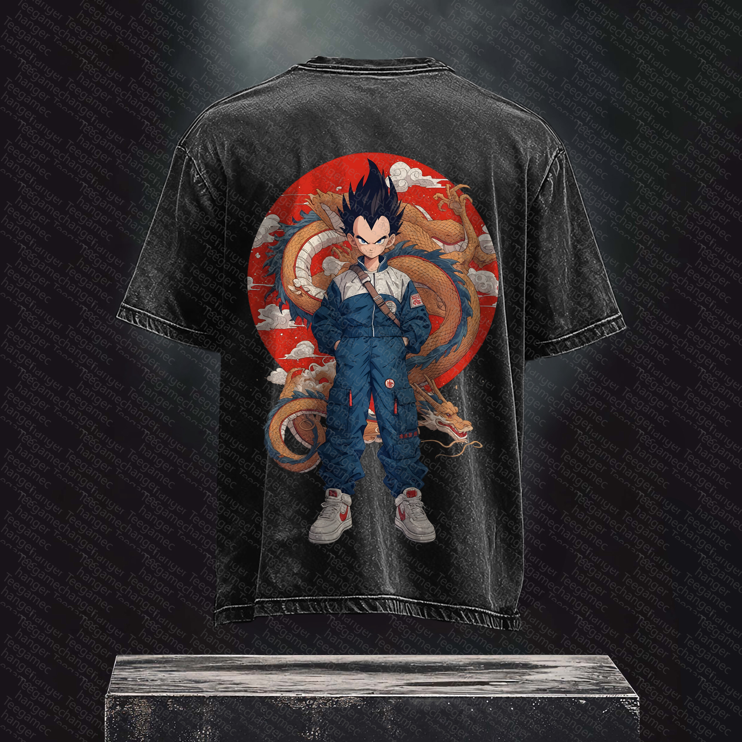 Unisex Anime Inspired Vintage Washed T-Shirt丨 Dragonball