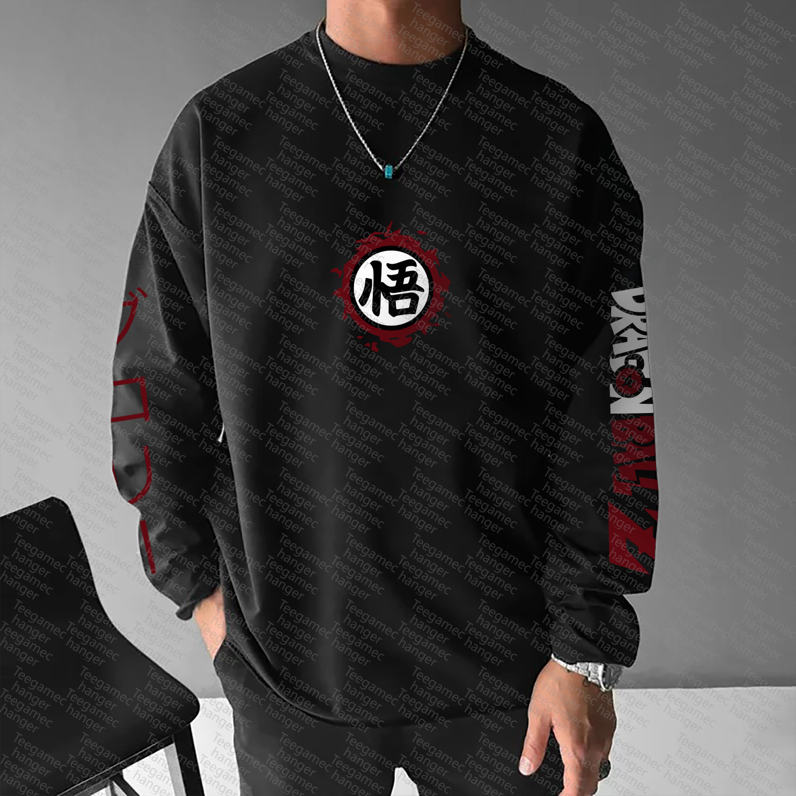 Unisex Anime Graphic Streetwear Vintage Long-Sleeved T-shirt