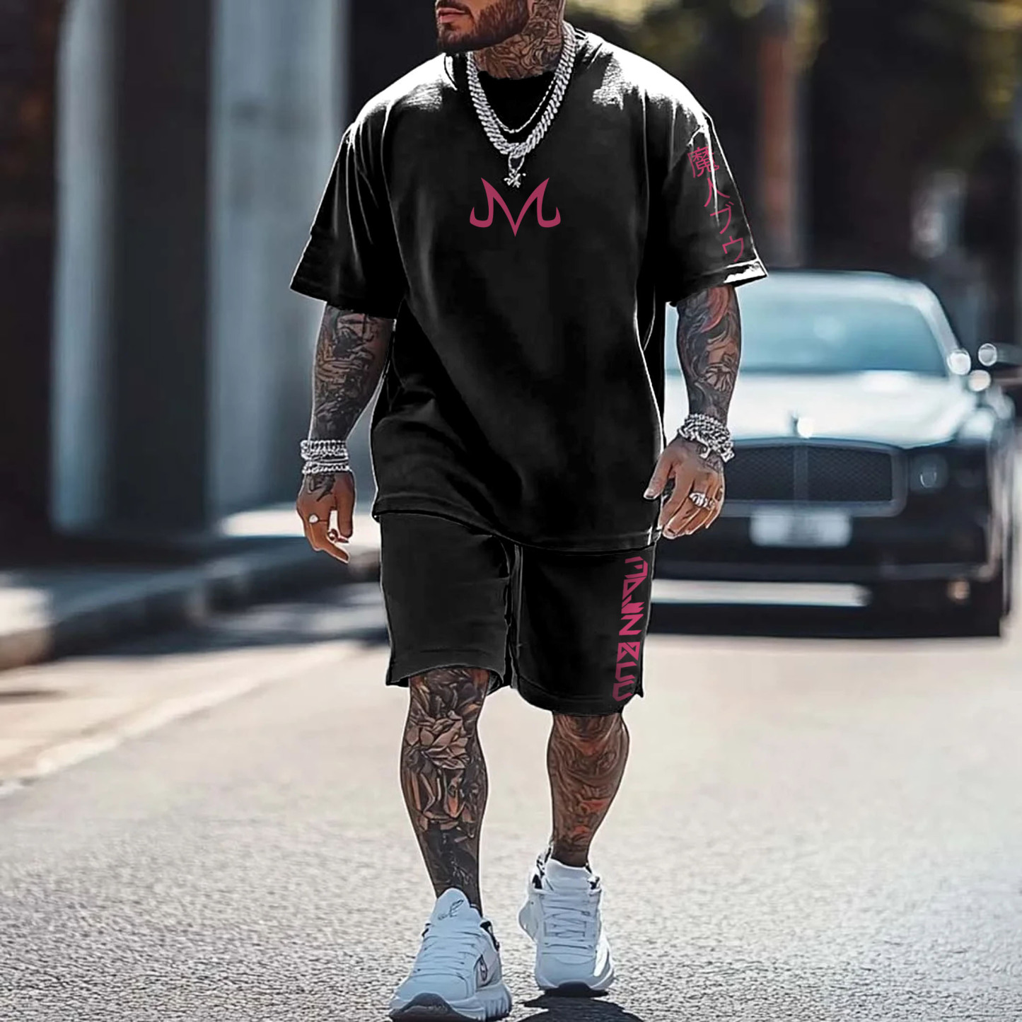 Unisex Fit Vintage Short Suit丨Dragon Ball