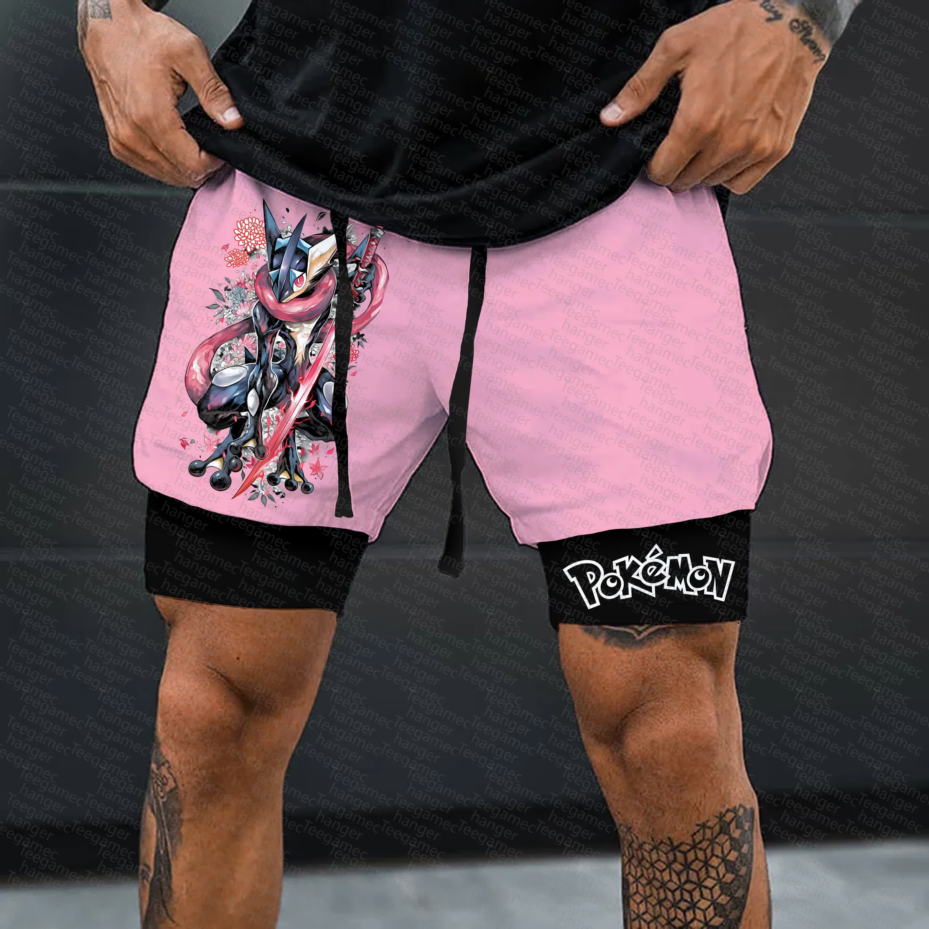 Unisex  “Pokémon” Casual Anime Streetwear Shorts