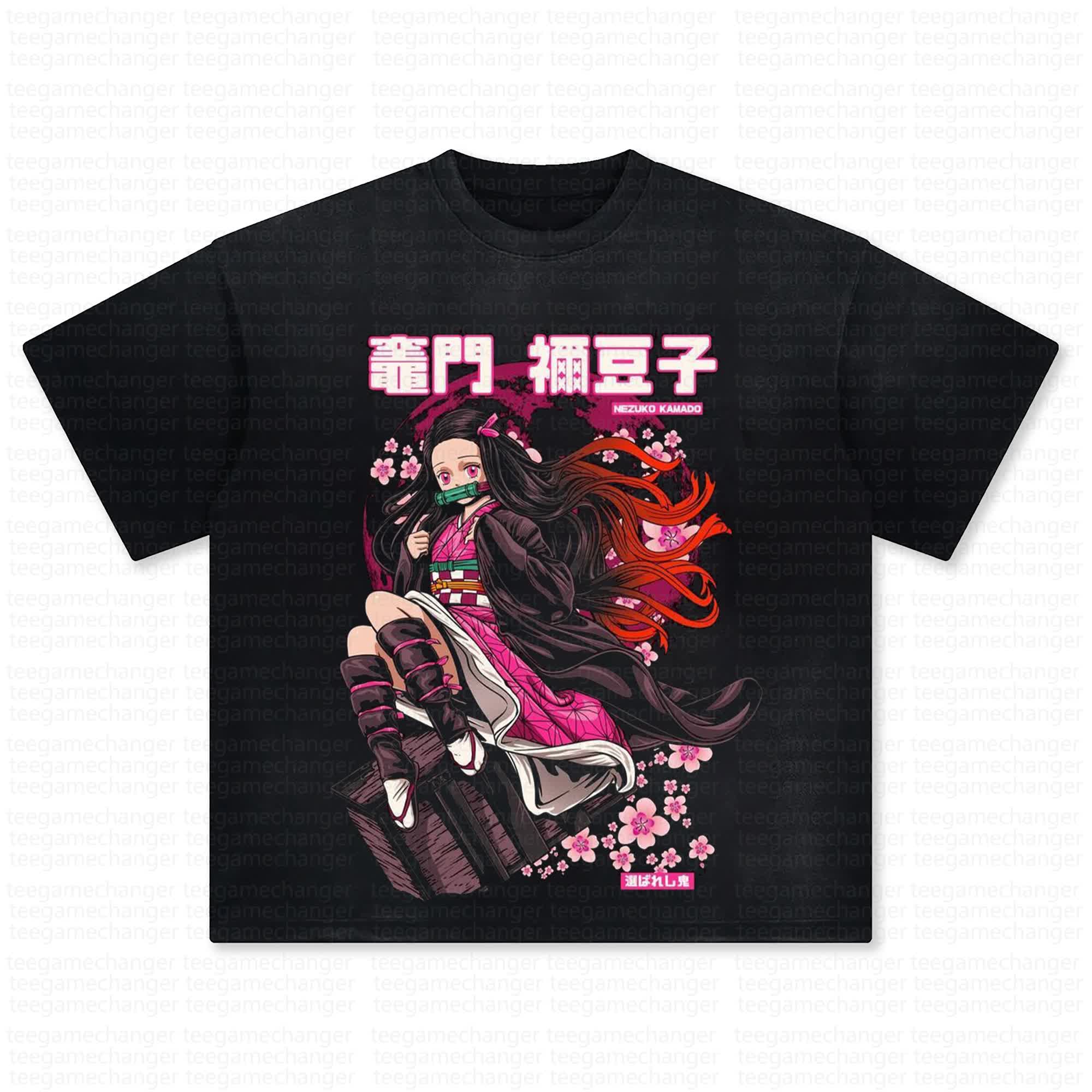 Unisex Anime Inspired Vintage T-Shirt丨Demon Slayer