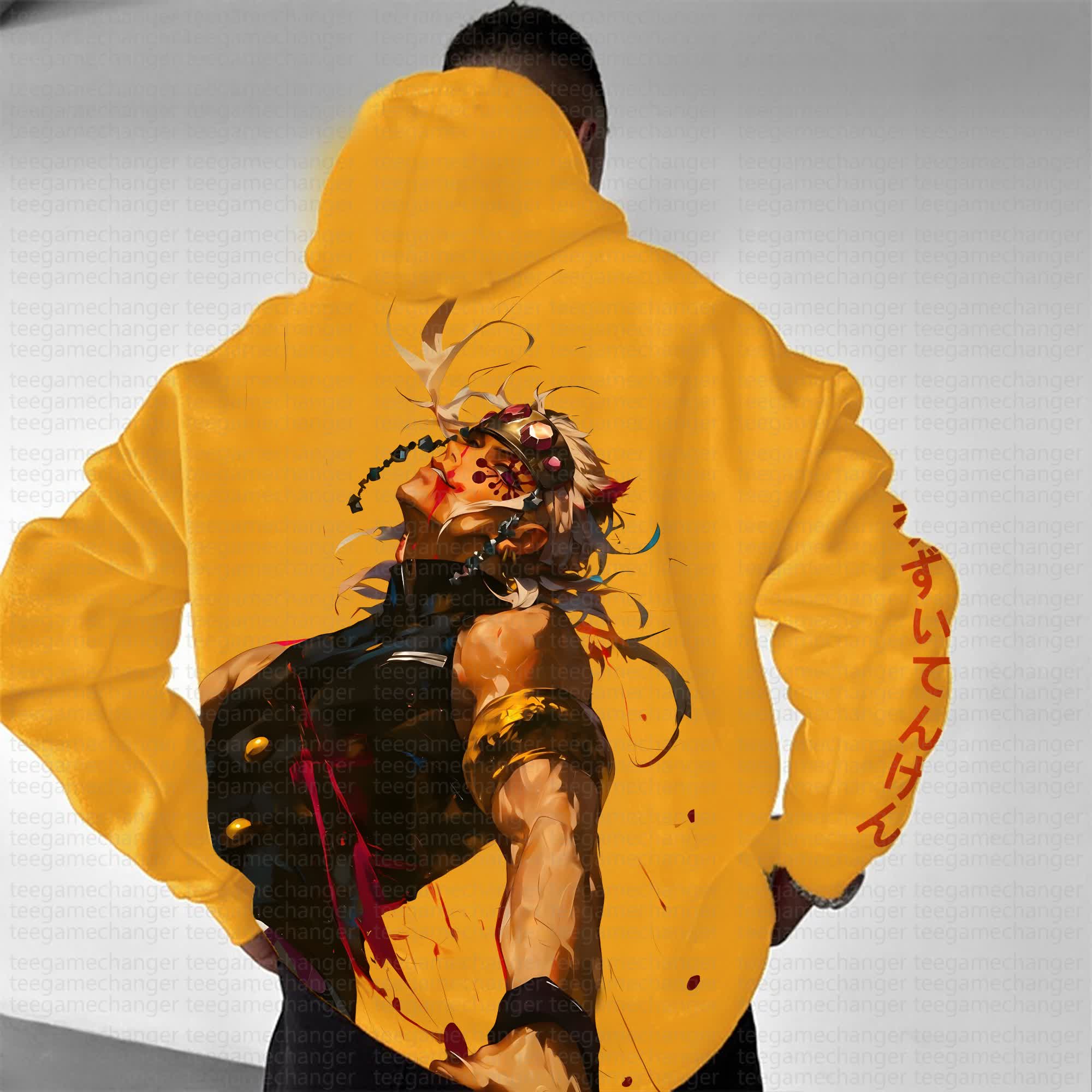 Unisex Anime Graphic Streetwear Vintage Hoodie丨Demon Slayer