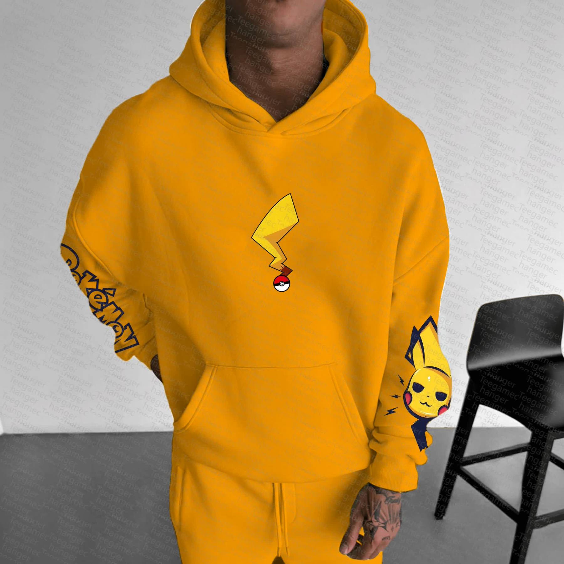 Unisex “Pokémon” Anime Graphic Streetwear Vintage Hoodie