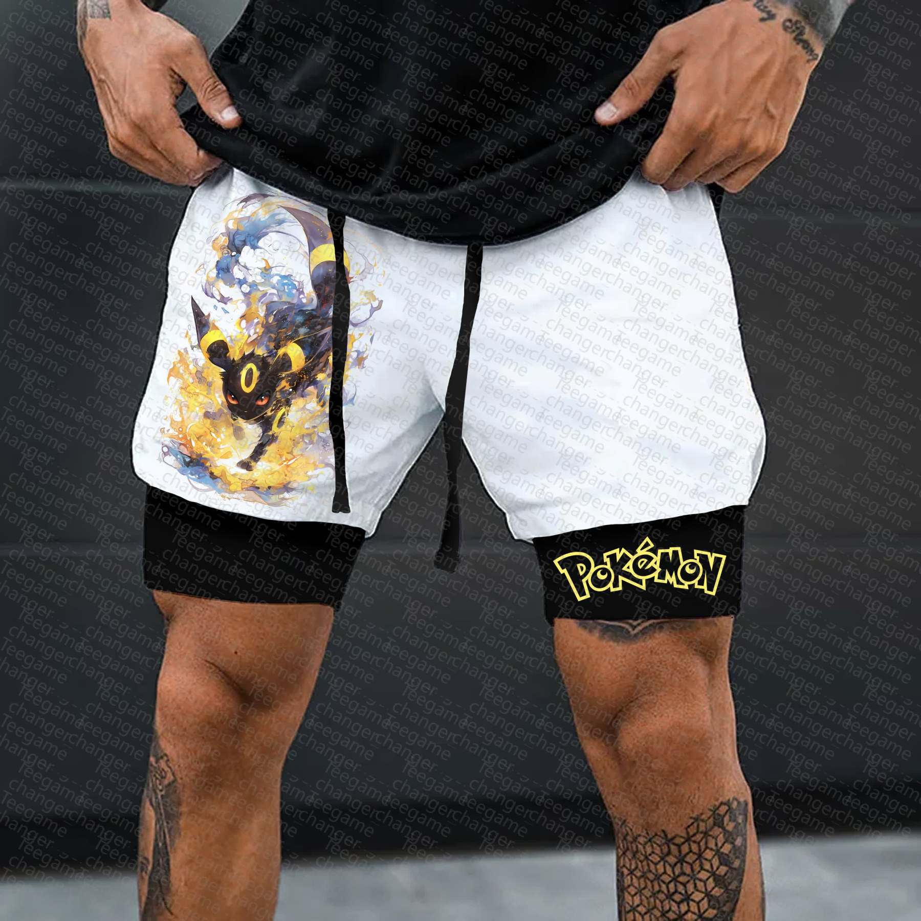 Unisex  “Pokémon” Casual Anime Streetwear Shorts