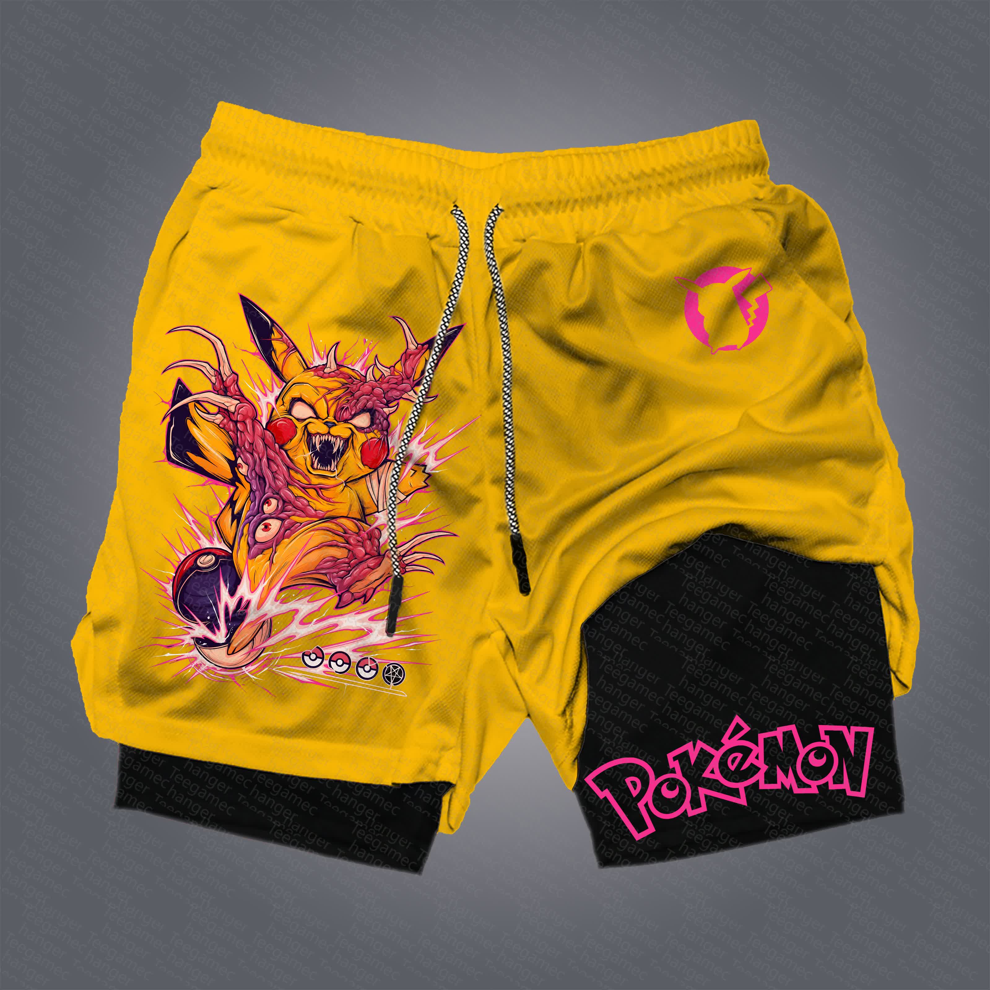Unisex  “Pokémon” Casual Anime Streetwear Shorts