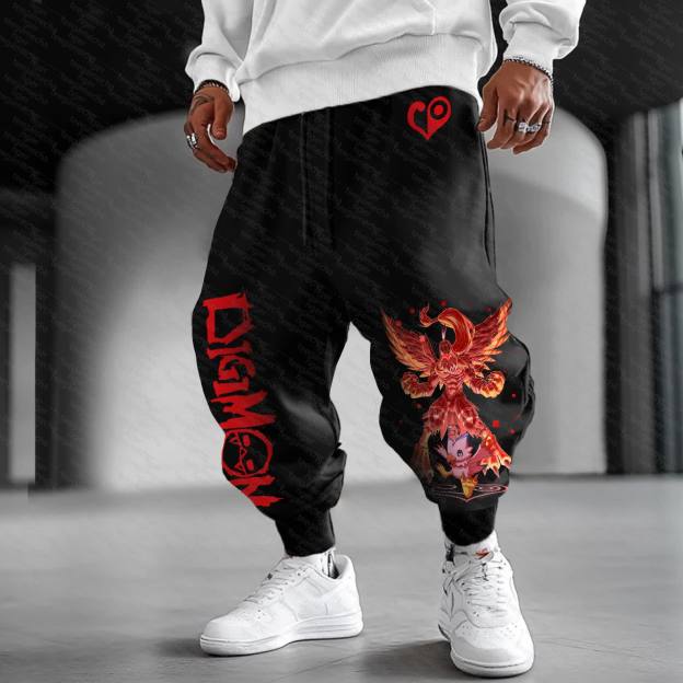 Unisex  “Digimon” Casual Anime Streetwear Pants