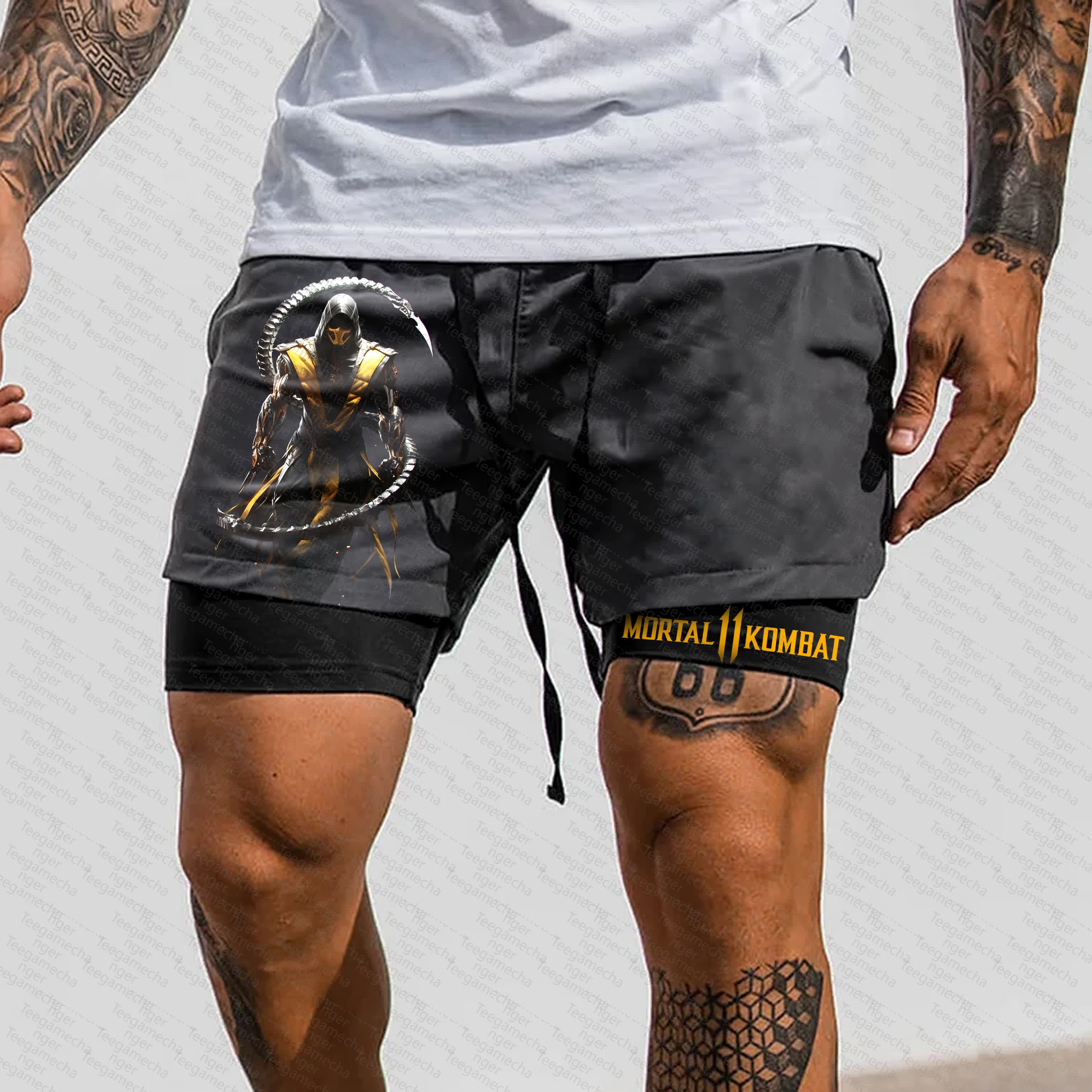 Unisex  “Mortal Kombat” Casual Anime Streetwear Shorts