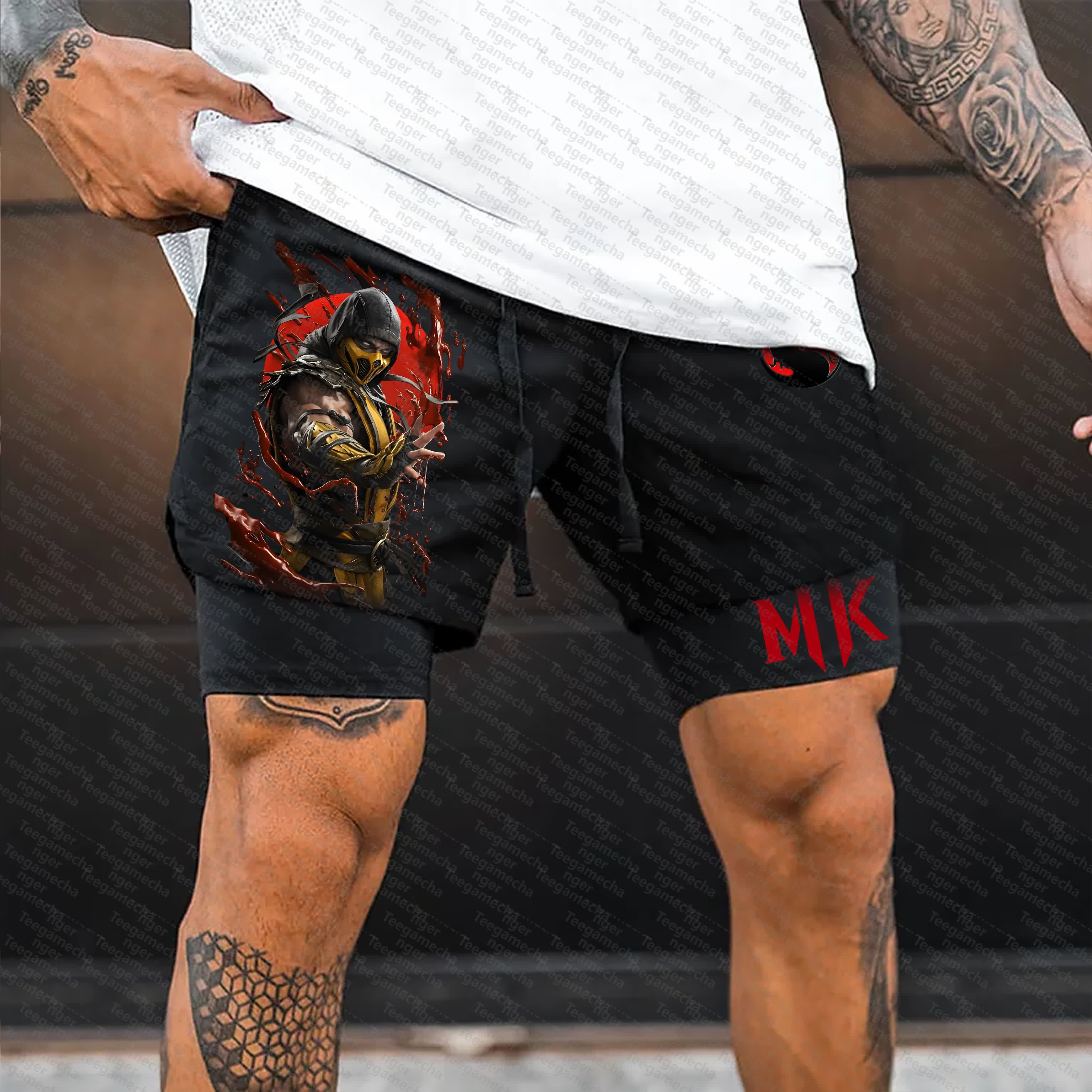 Unisex  “Mortal Kombat” Casual  Streetwear Shorts