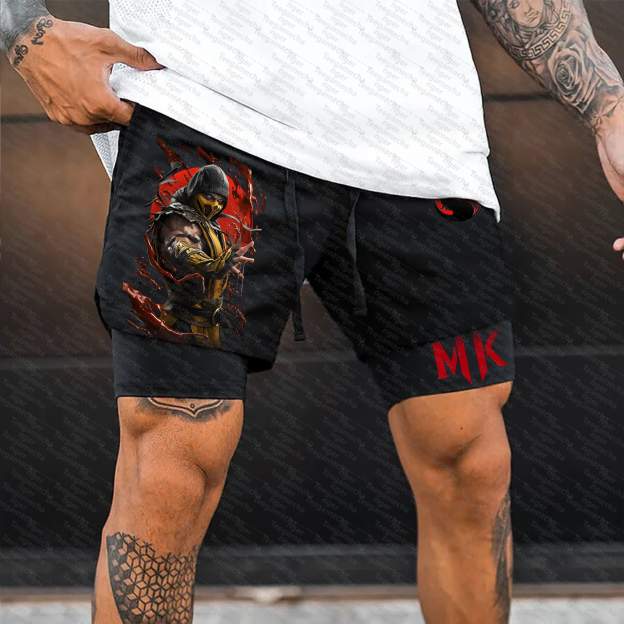 Unisex  “Mortal Kombat” Casual  Streetwear Shorts