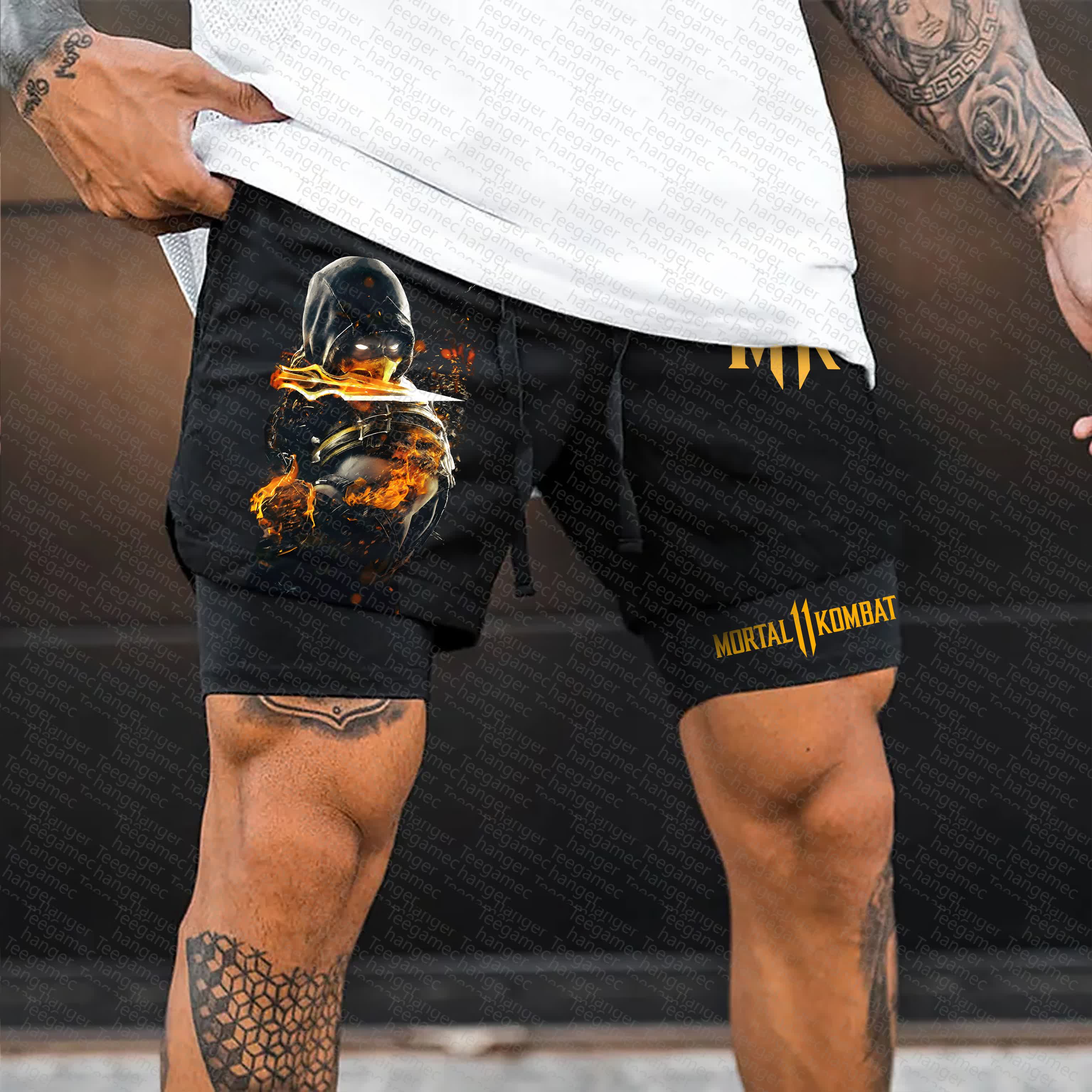 Unisex  “Mortal Kombat” Casual  Streetwear Shorts