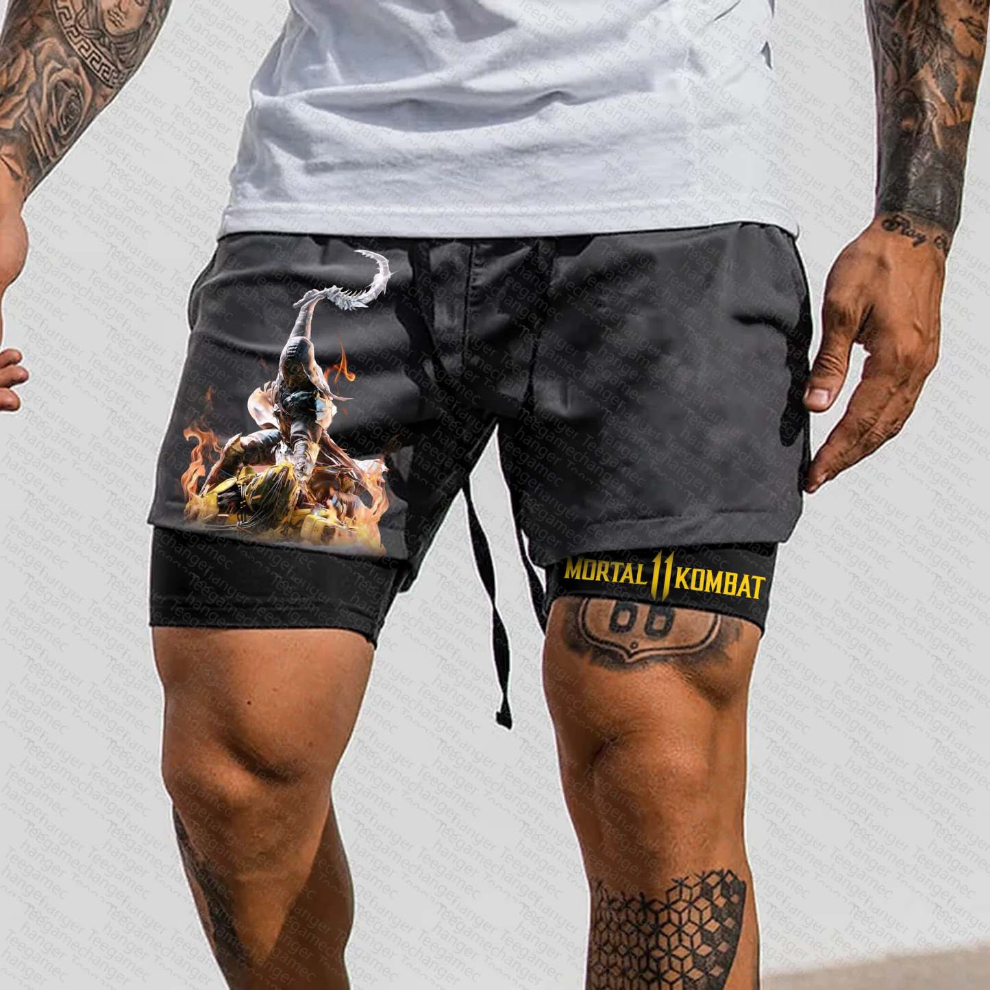 Unisex  “Mortal Kombat” Casual  Streetwear Shorts