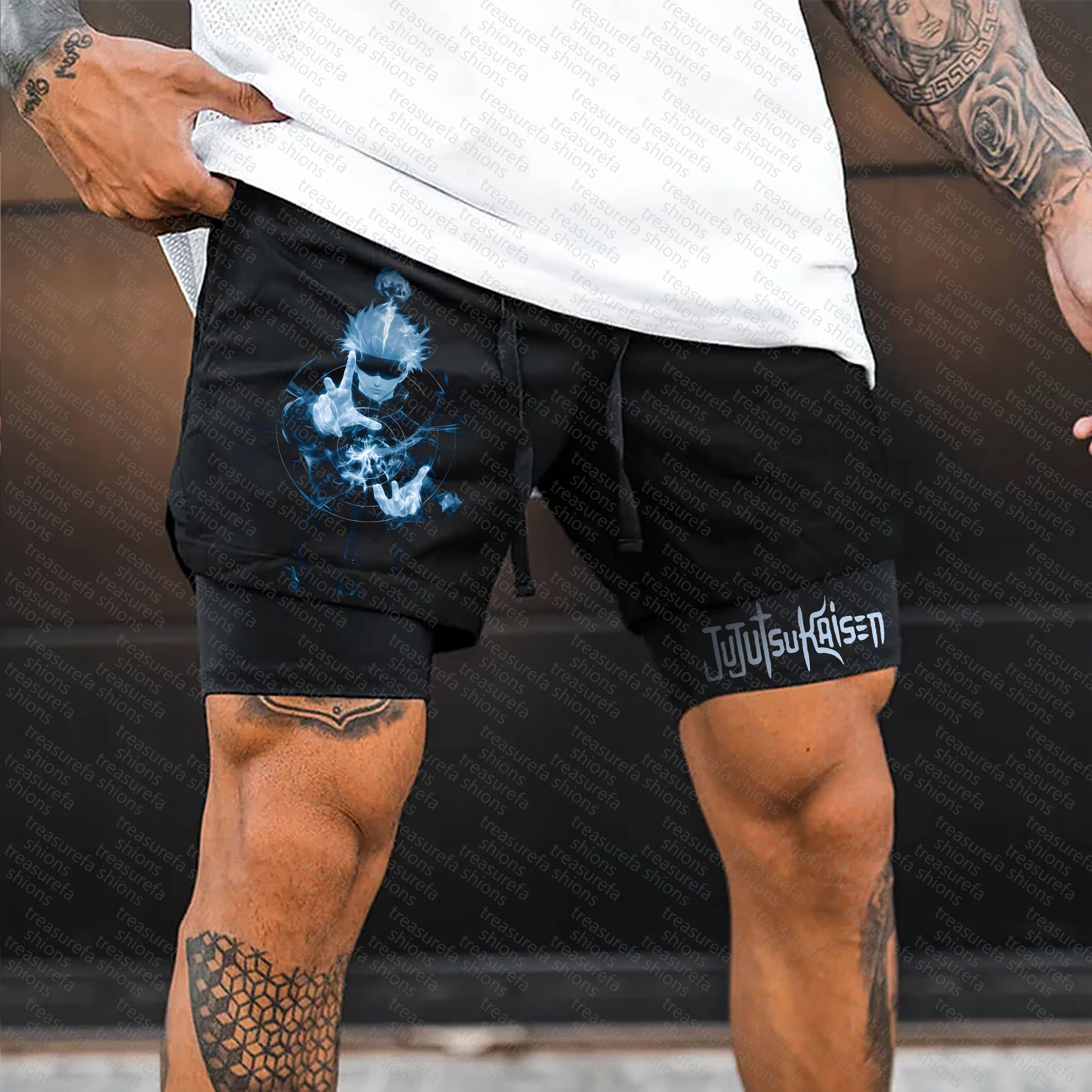 Unisex “ Jujutsu Kaisen” Casual Streetwear Shorts