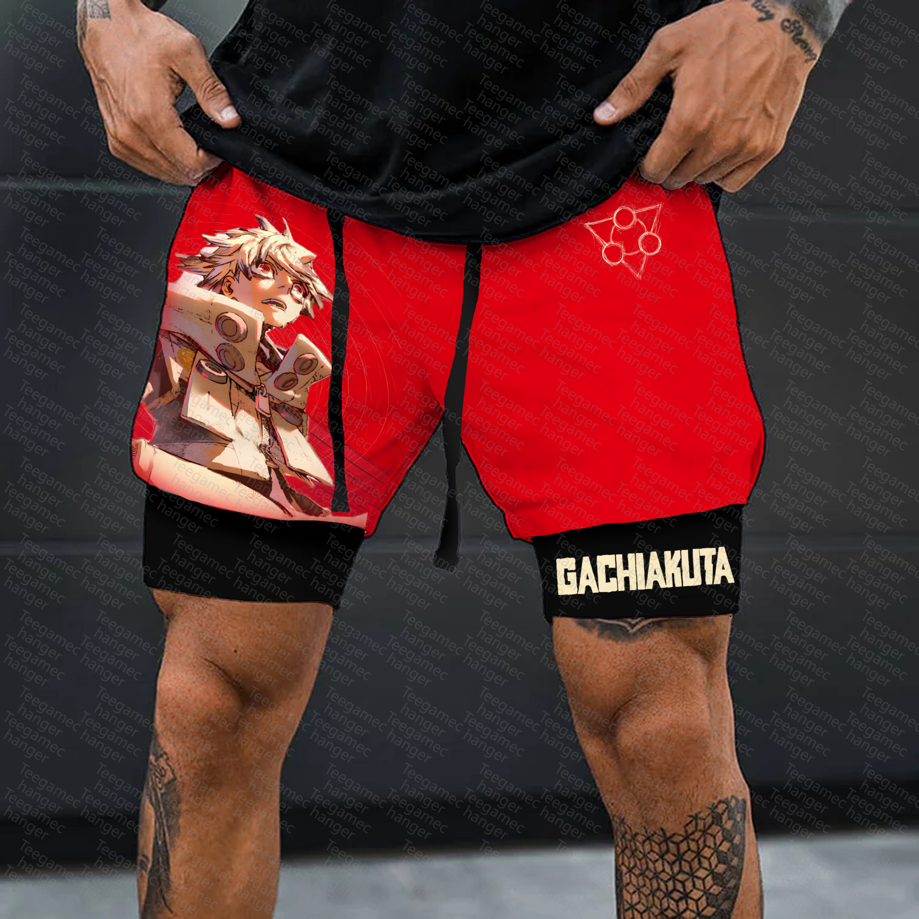 Unisex  “GACHIAKUTA” Casual Anime Streetwear Gym Shorts