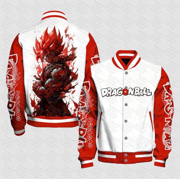 Unisex Vintage Anime Graphic Jacket