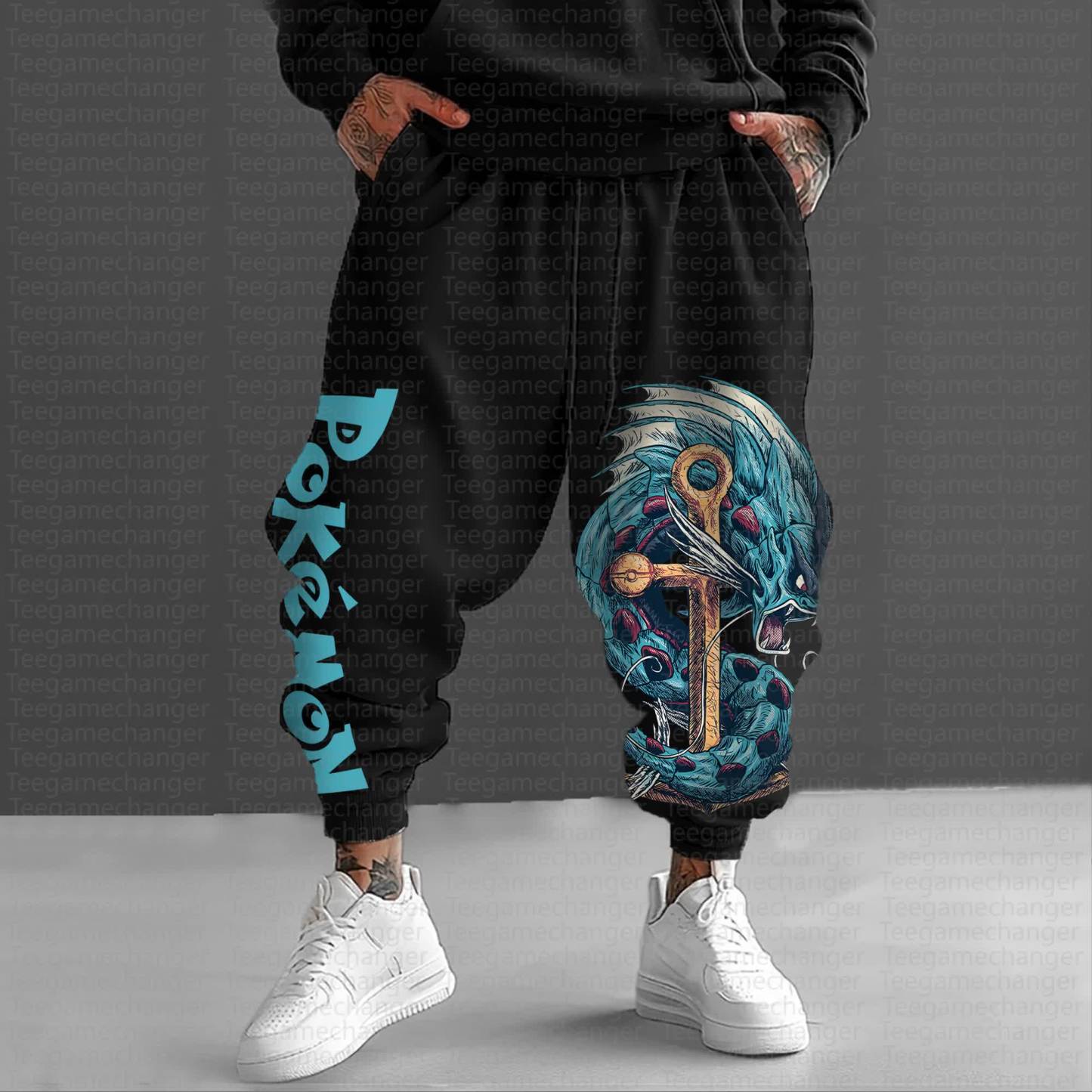 Unisex Anime Inspired Vintage Pants丨Demon Slayer X Pokémon