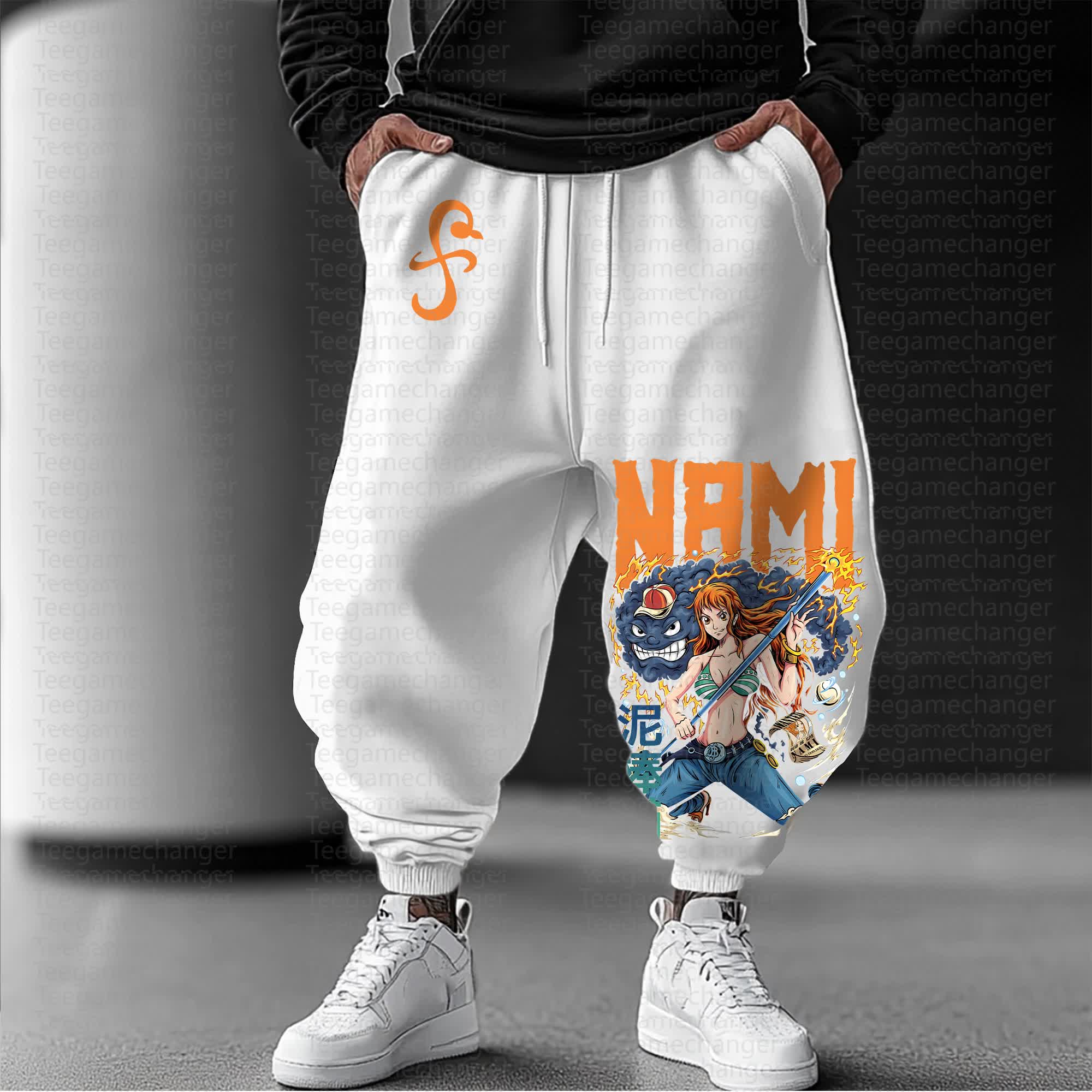 Unisex Anime Inspired Vintage Pants丨Demon Slayer X Pokémon