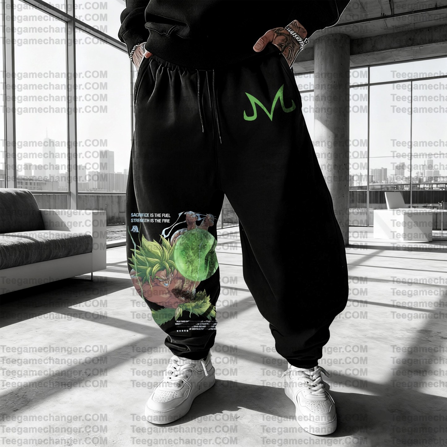 Unisex Casual Anime Streetwear Pants