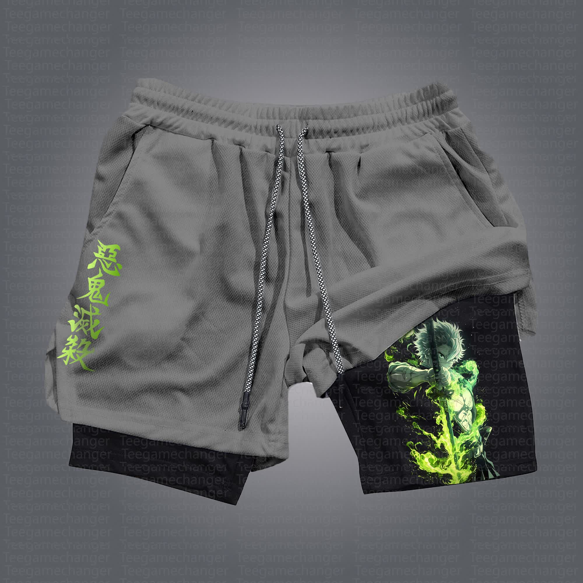 Unisex Casual Anime Streetwear Shorts 丨Demon Slayer