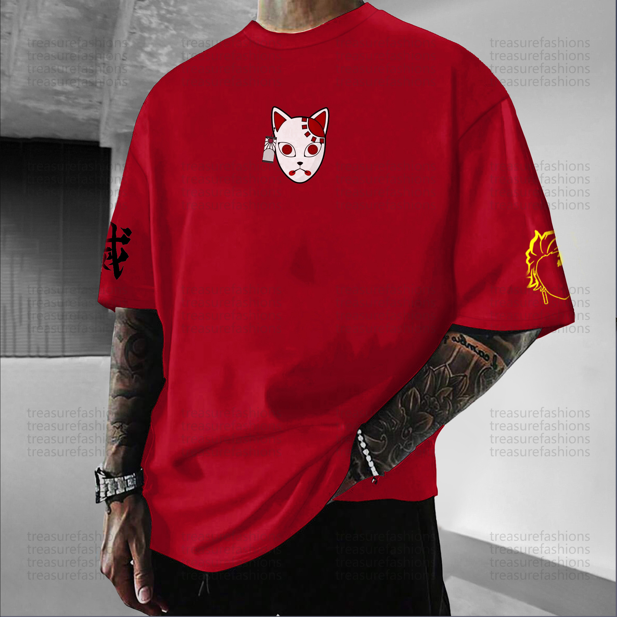 Unisex  " Demon slayer " Anime Inspired Vintage T-Shirt