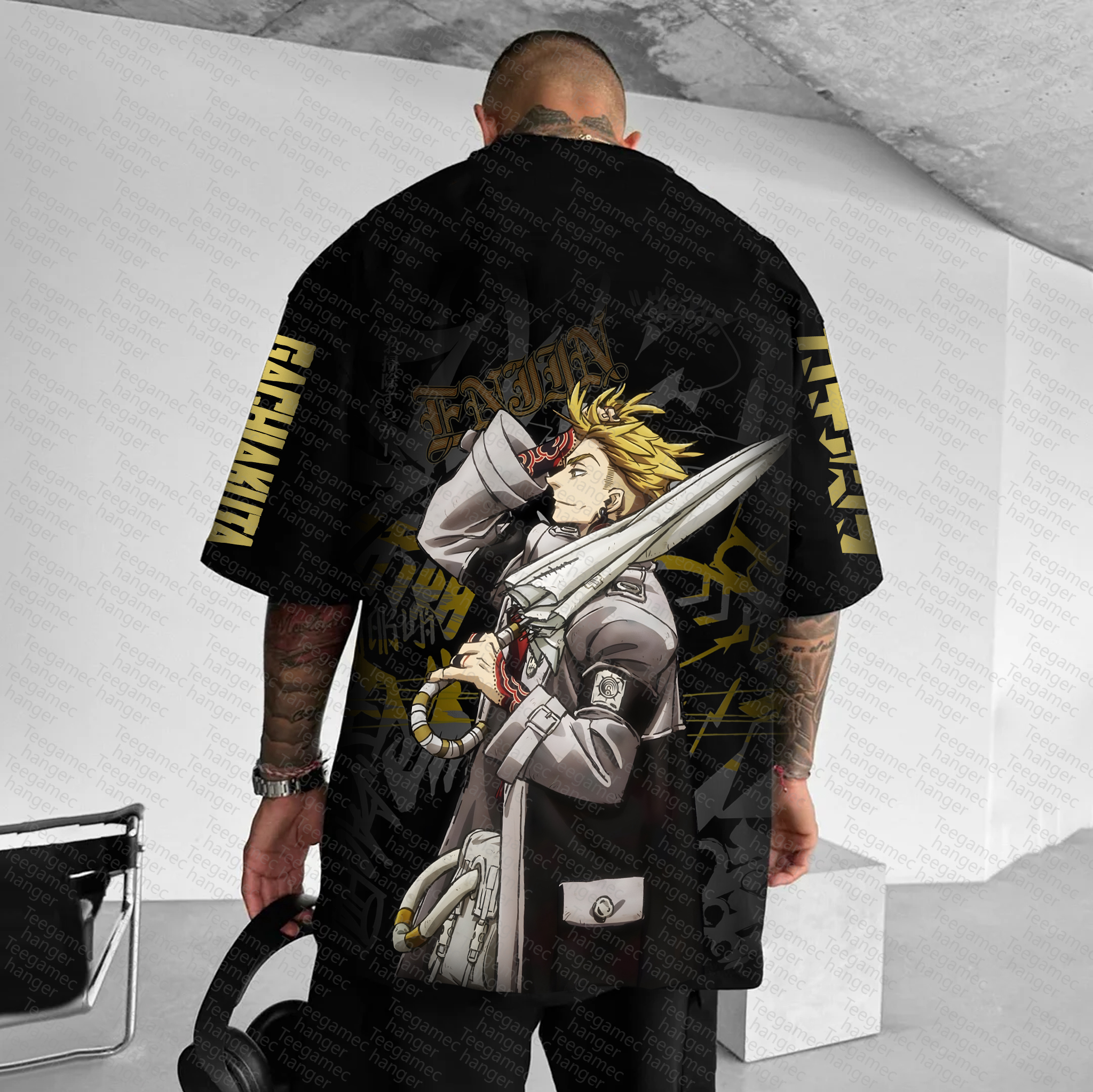 Unisex Anime Inspired Vintage T-Shirt