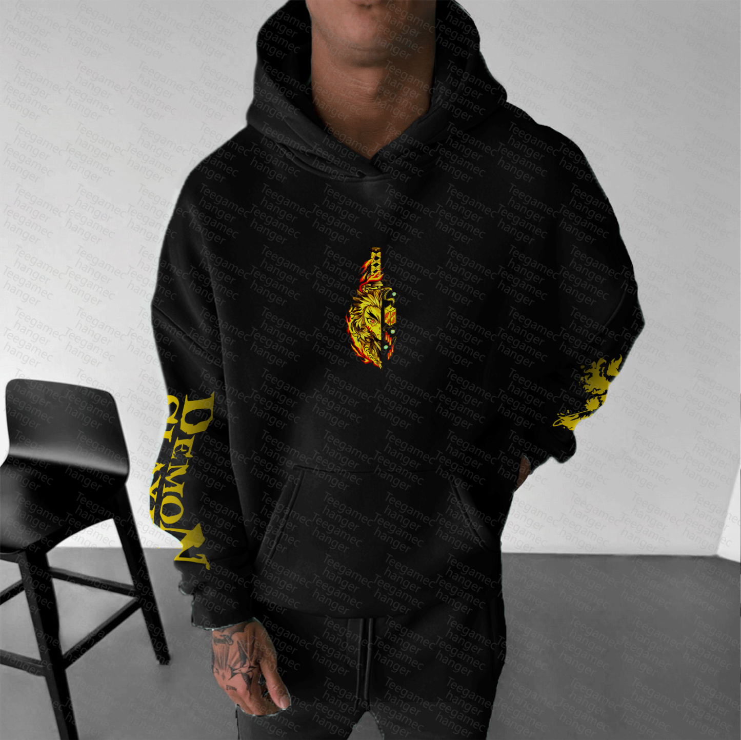 Unisex Anime Graphic Streetwear Vintage Hoodie