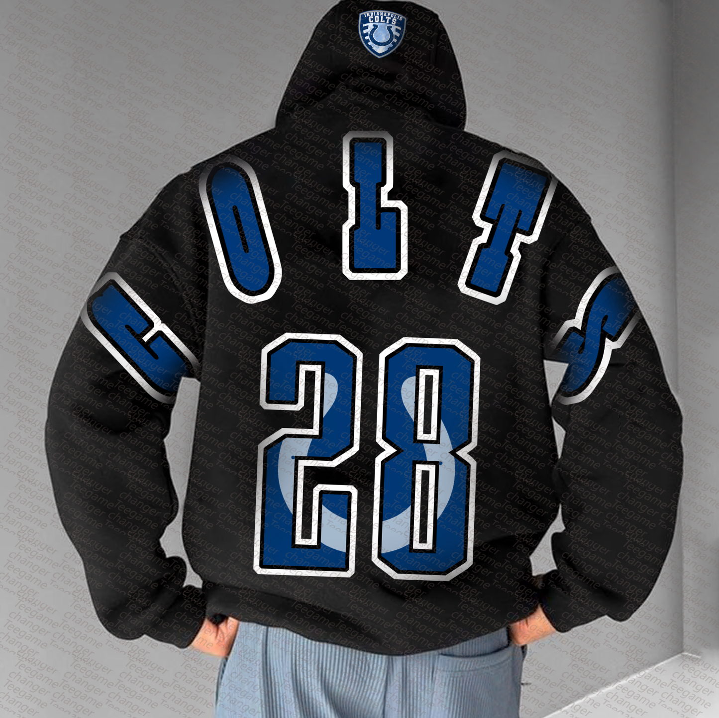 Unisex "NFL" Graphic Streetwear Vintage Plush Hoodie