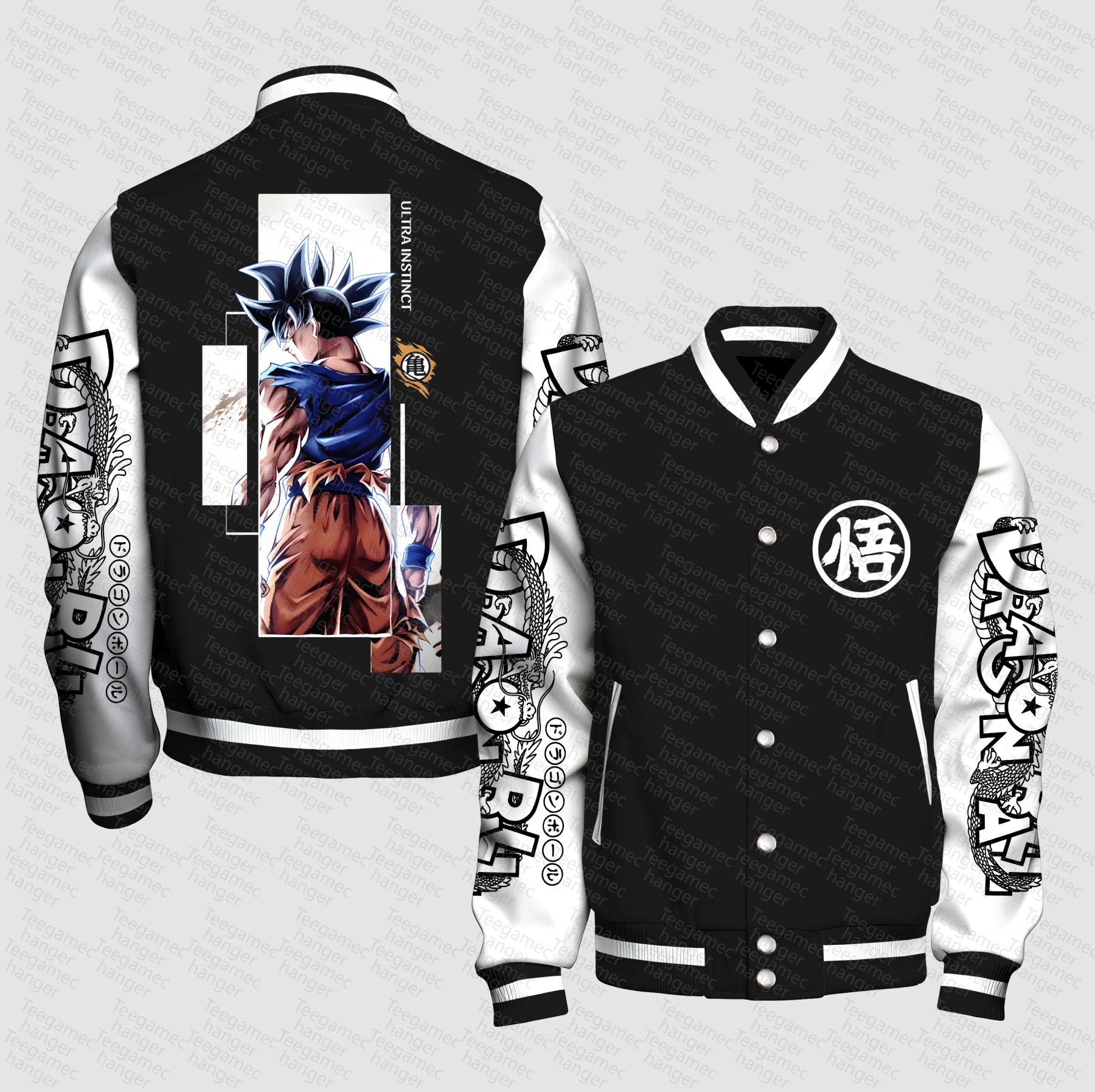 Unisex Vintage Anime Graphic Jacket