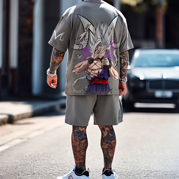 Unisex Fit Vintage Short Suit丨Dragon Ball