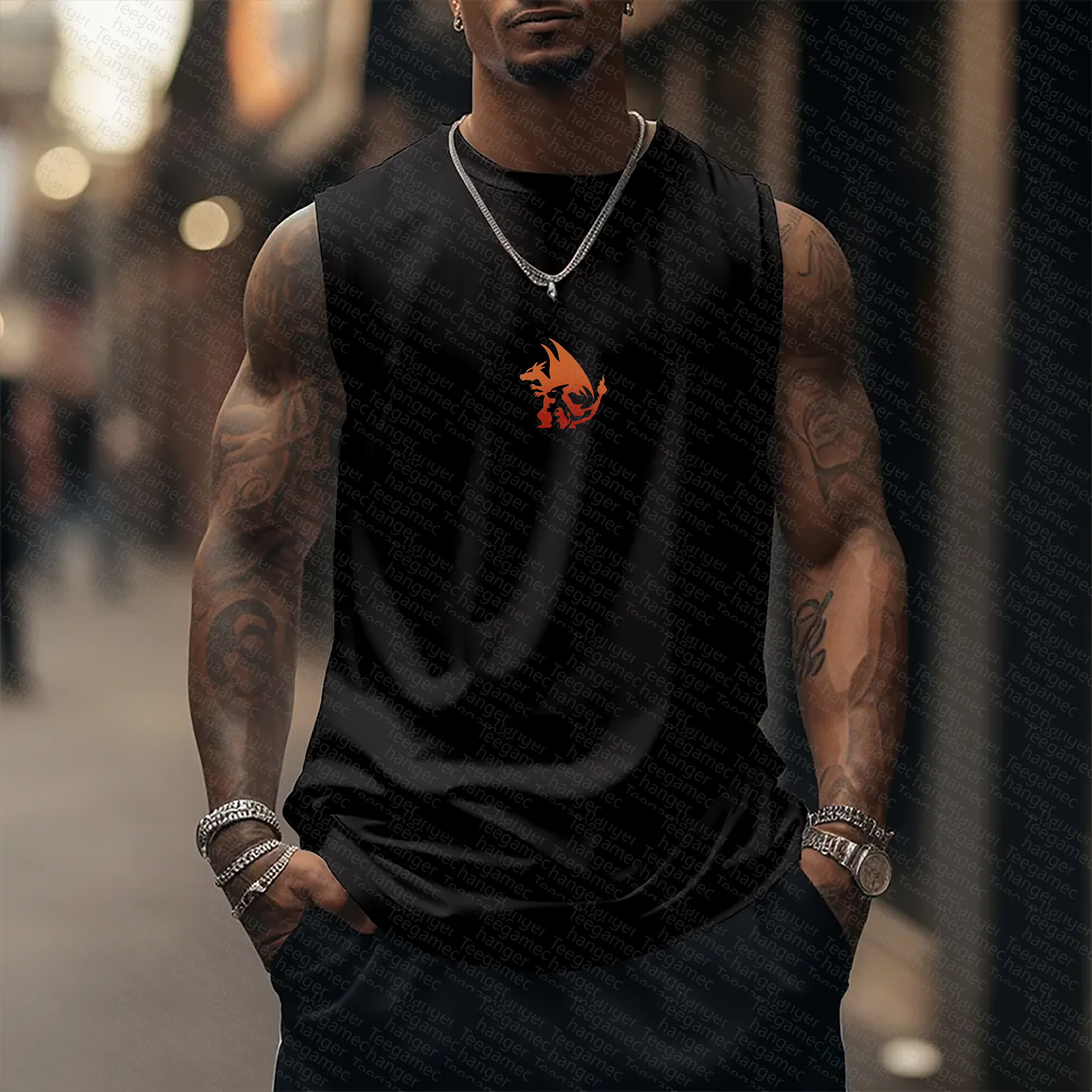 Unisex  “Pokémon” Casual Anime  Tank Top