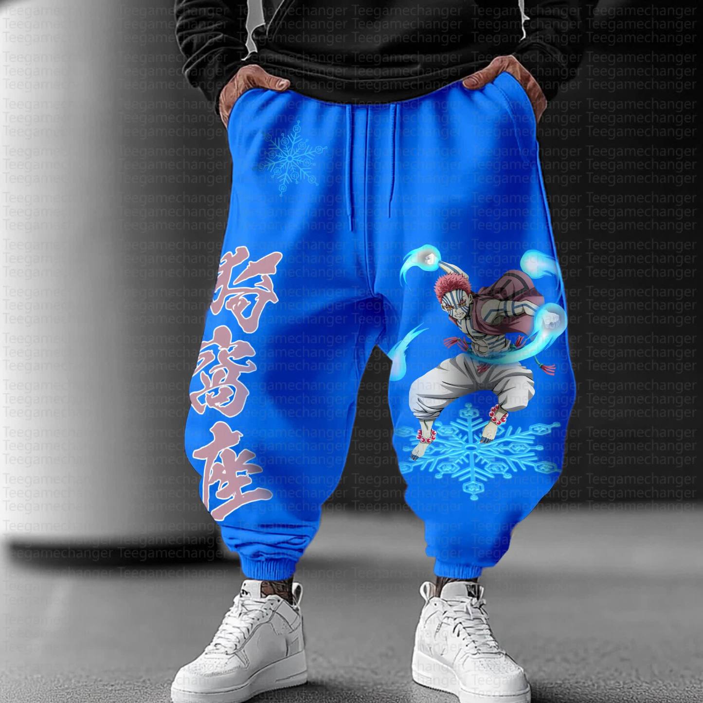 Unisex Anime Inspired Vintage Pants丨Demon Slayer X Pokémon