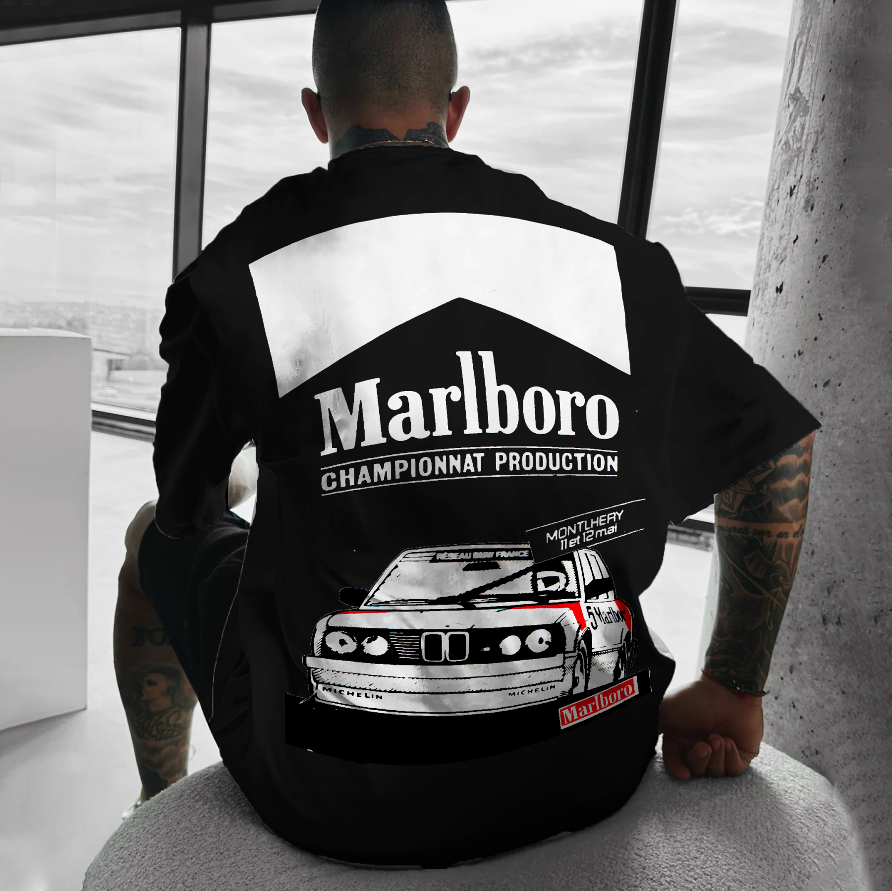 Unisex Oversized Racing Casual T-shirt