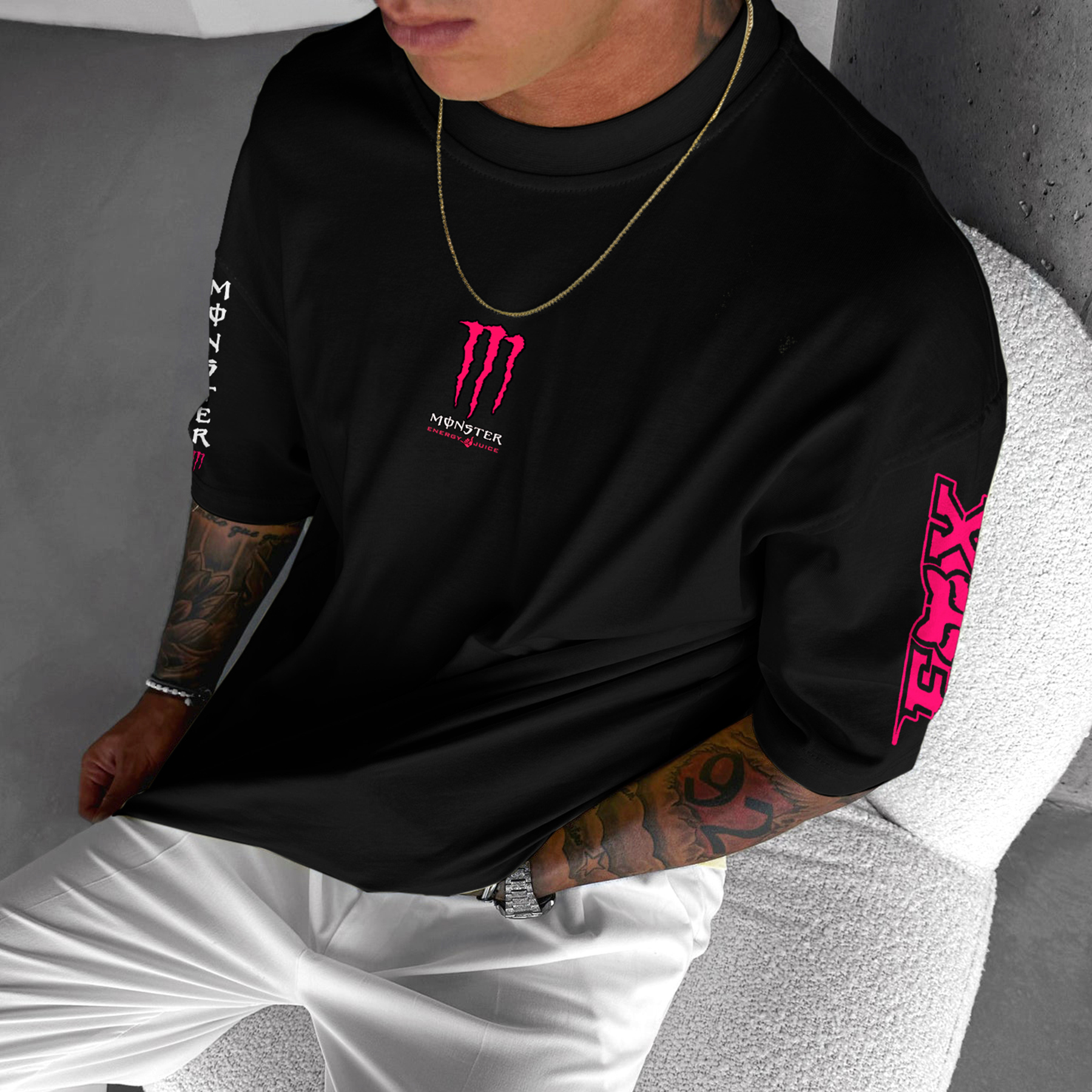 Oversize Energy Drink Style Tee