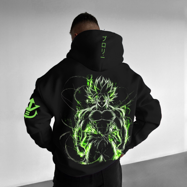 Unisex Anime Casual Oversized Hoodie-Teegamechanger